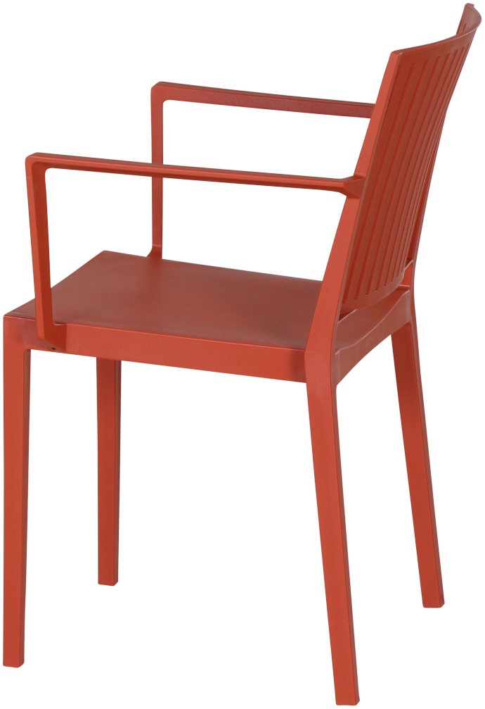 Siena Garden Gartensessel »Lane 2er Set Stapelsessel brick« Set, 2 Stk. tlg. Gestell, Polypropylen/Glasfaser