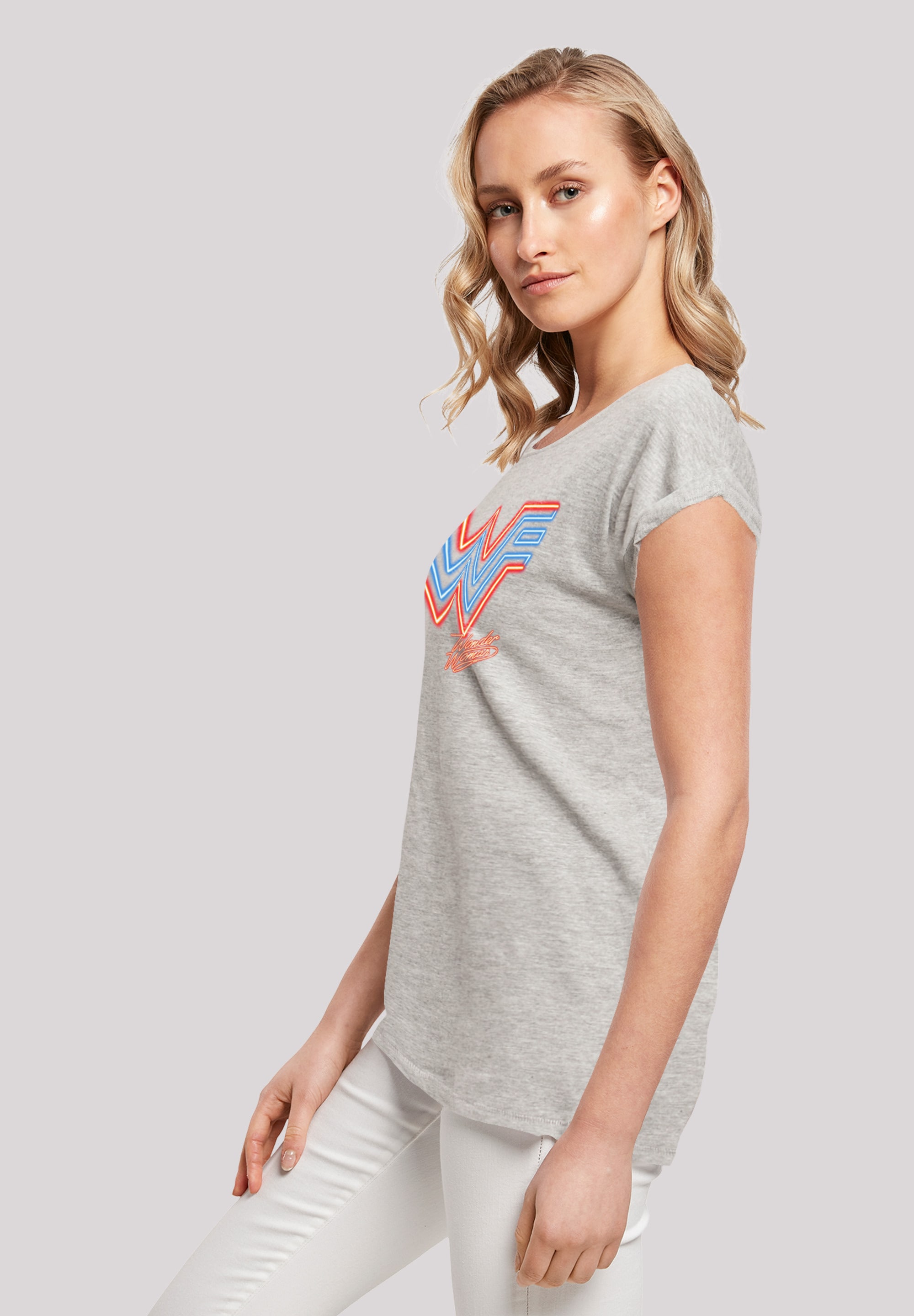 F4NT4STIC T-Shirt »DC Comics Wonder Woman 84 Neon Emblem«, Print