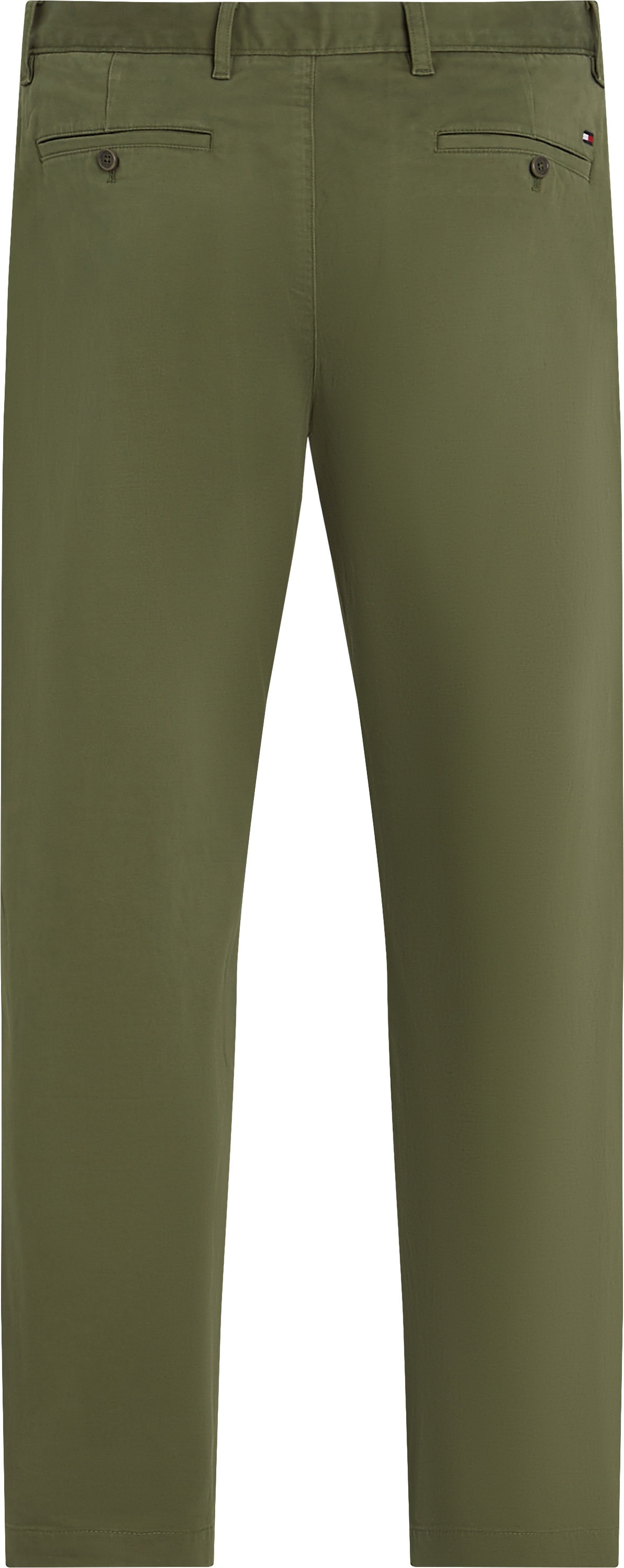 Tommy Hilfiger Chinohose »DENTON CHINO SATIN«, mit Gesäßtaschen mit Knopf, Logostickerei