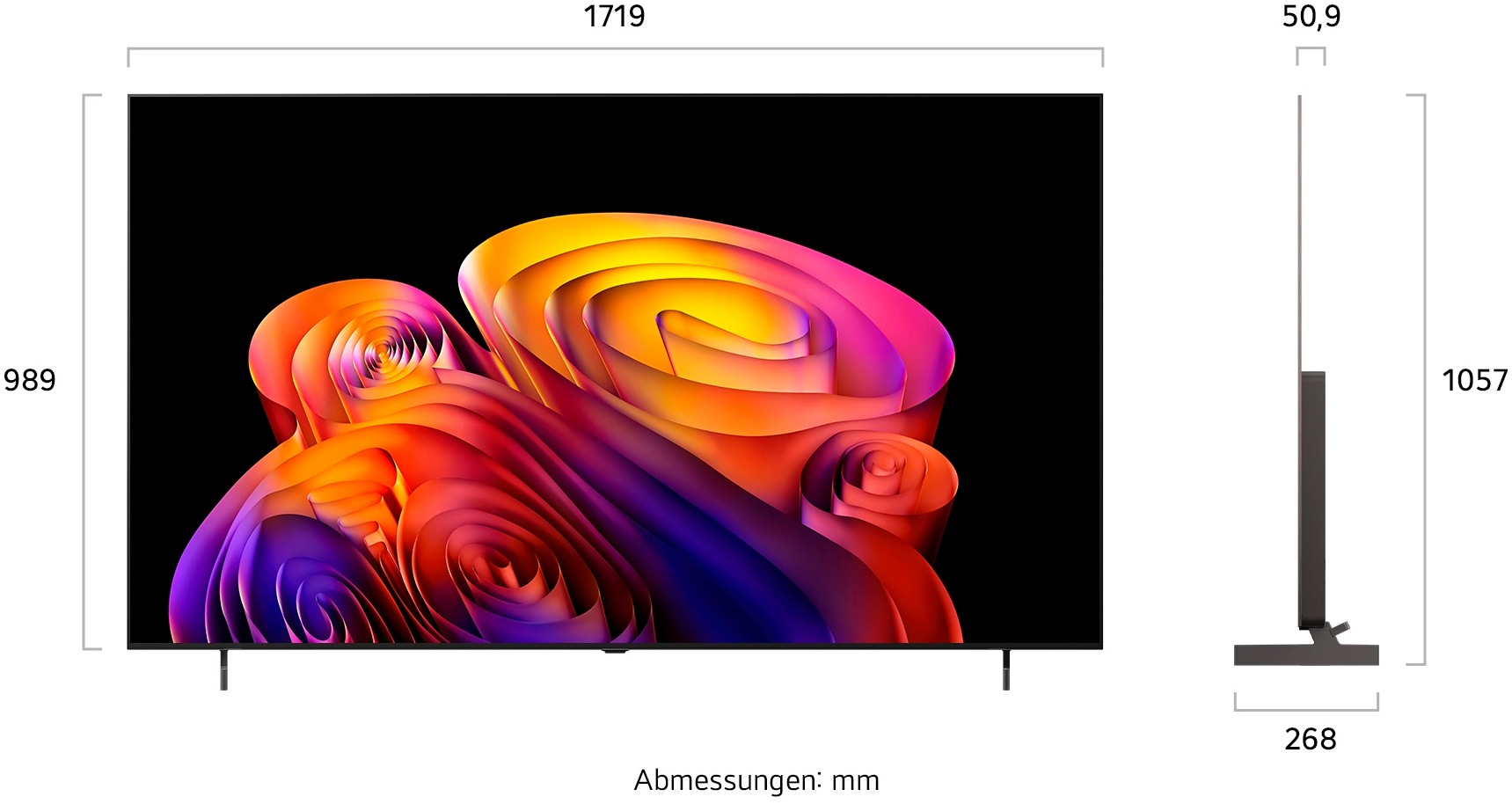 LG OLED-Fernseher »OLED77B68LA« 195 cm/77 ″ Smart-TV