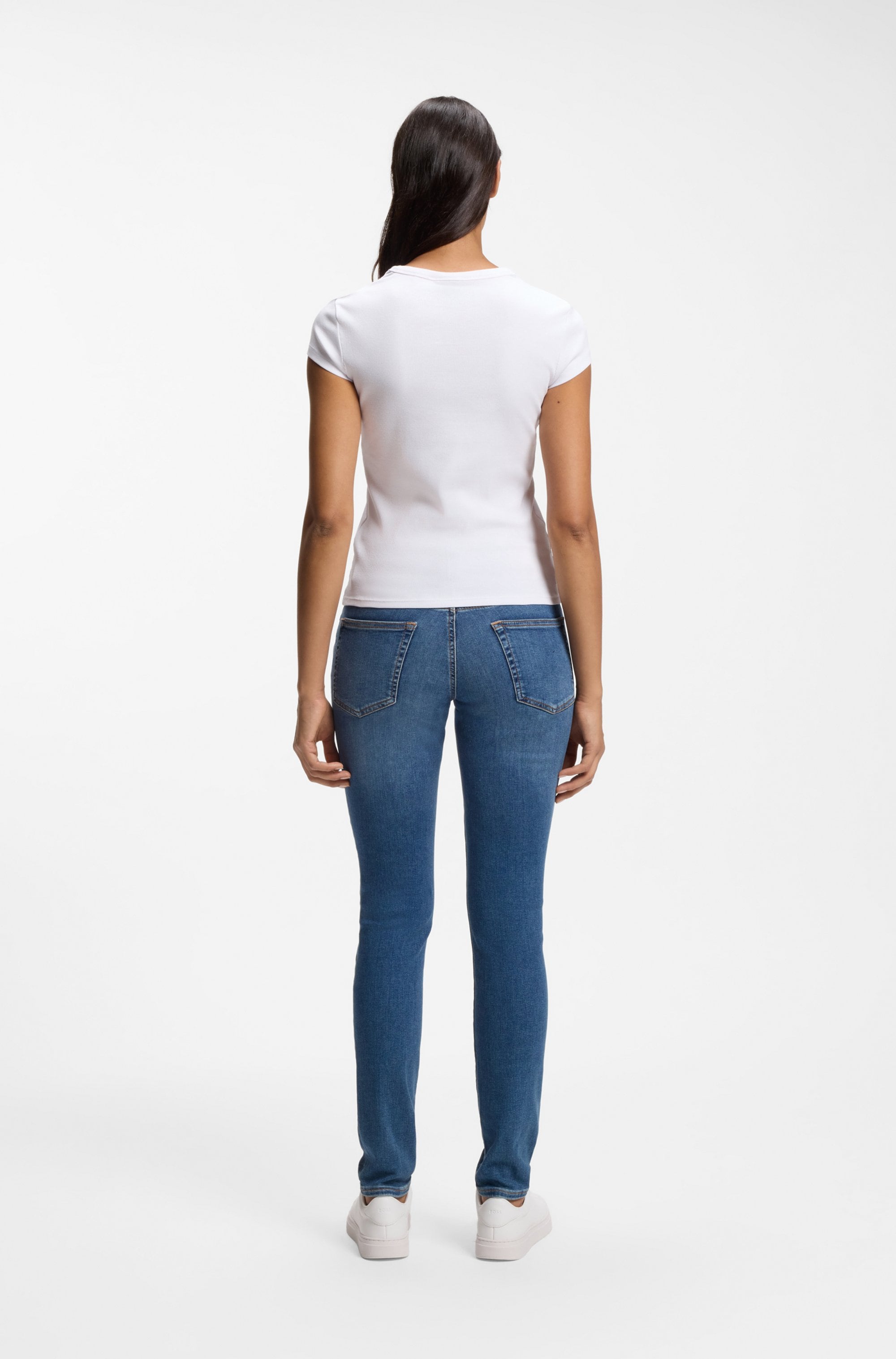 BOSS ORANGE 1100000002199 »Ecute Premium Damenmode« Slim Fit mit Rundhalsausschnitt