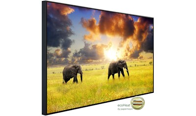 Papermoon Infrarotheizung »Afrikanische Elefanten«, sehr angenehme Strahlungswärme kaufen