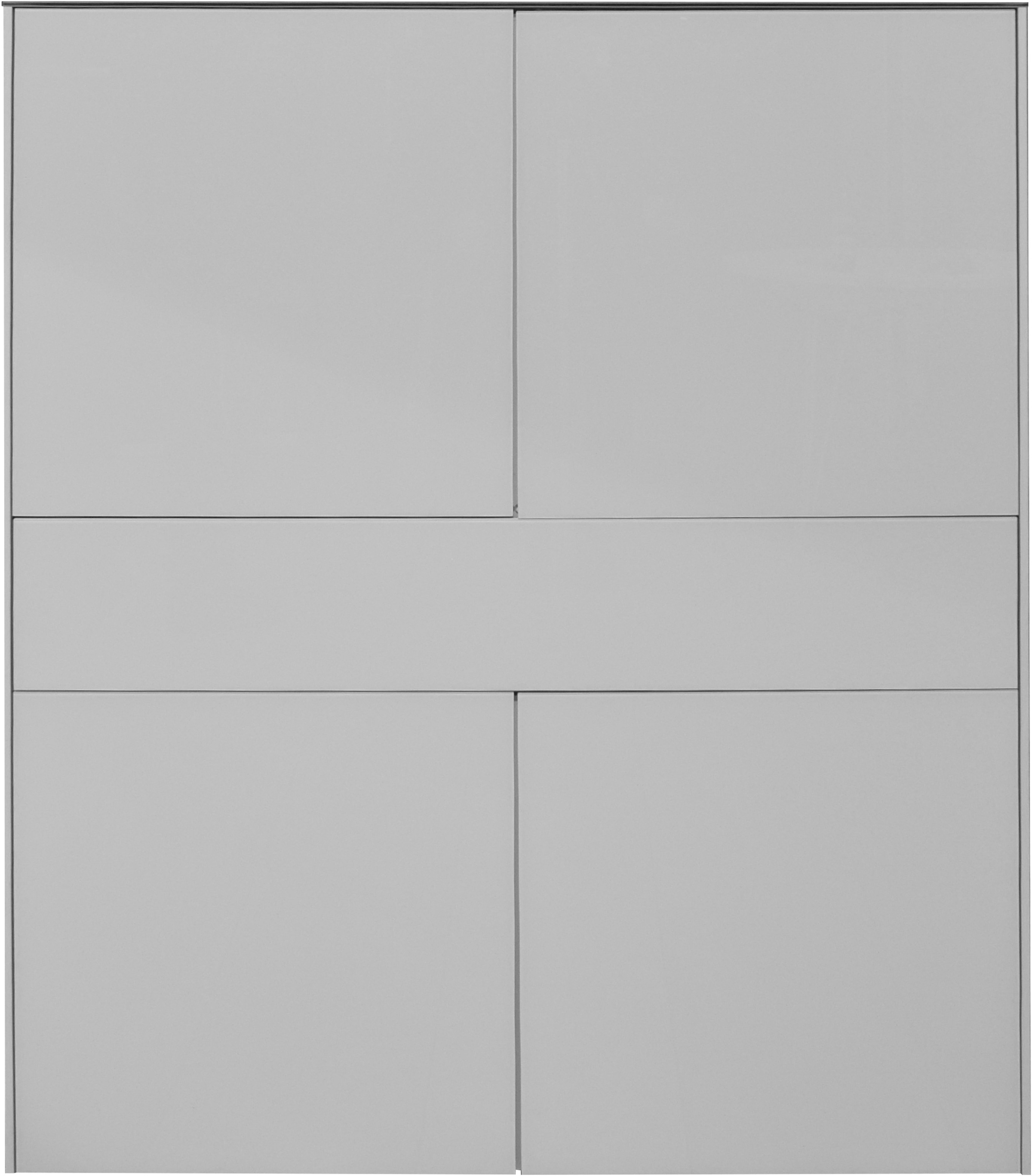 Thumbnail - Mäusbacher Highboard "Imola TOPSELLER", Mäusbacher Highboard, Breite 121 cm, mit Glasfront und Glasoberplatte