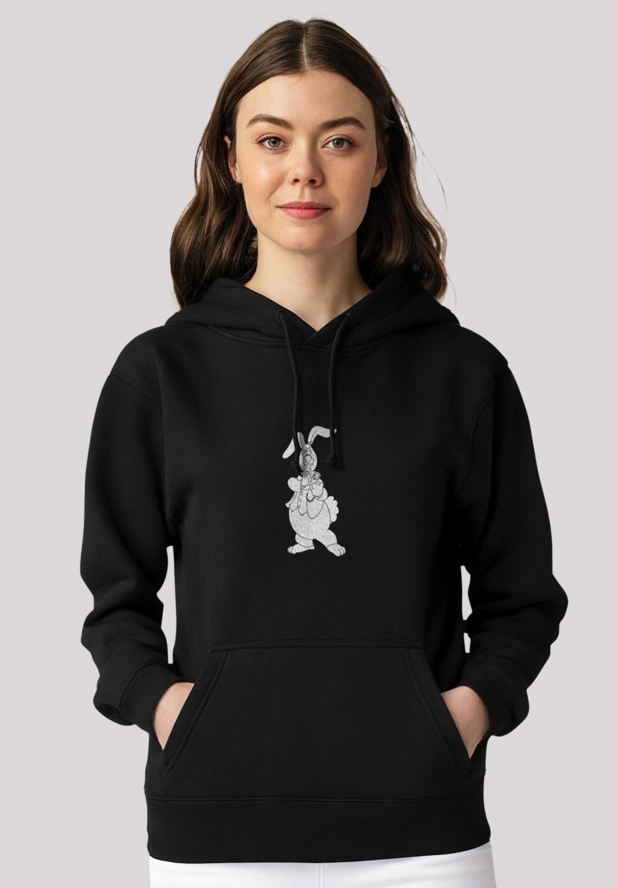 F4NT4STIC Kapuzenpullover "Alice im Wunderland Hase LOGO", Premium Qualität günstig online kaufen