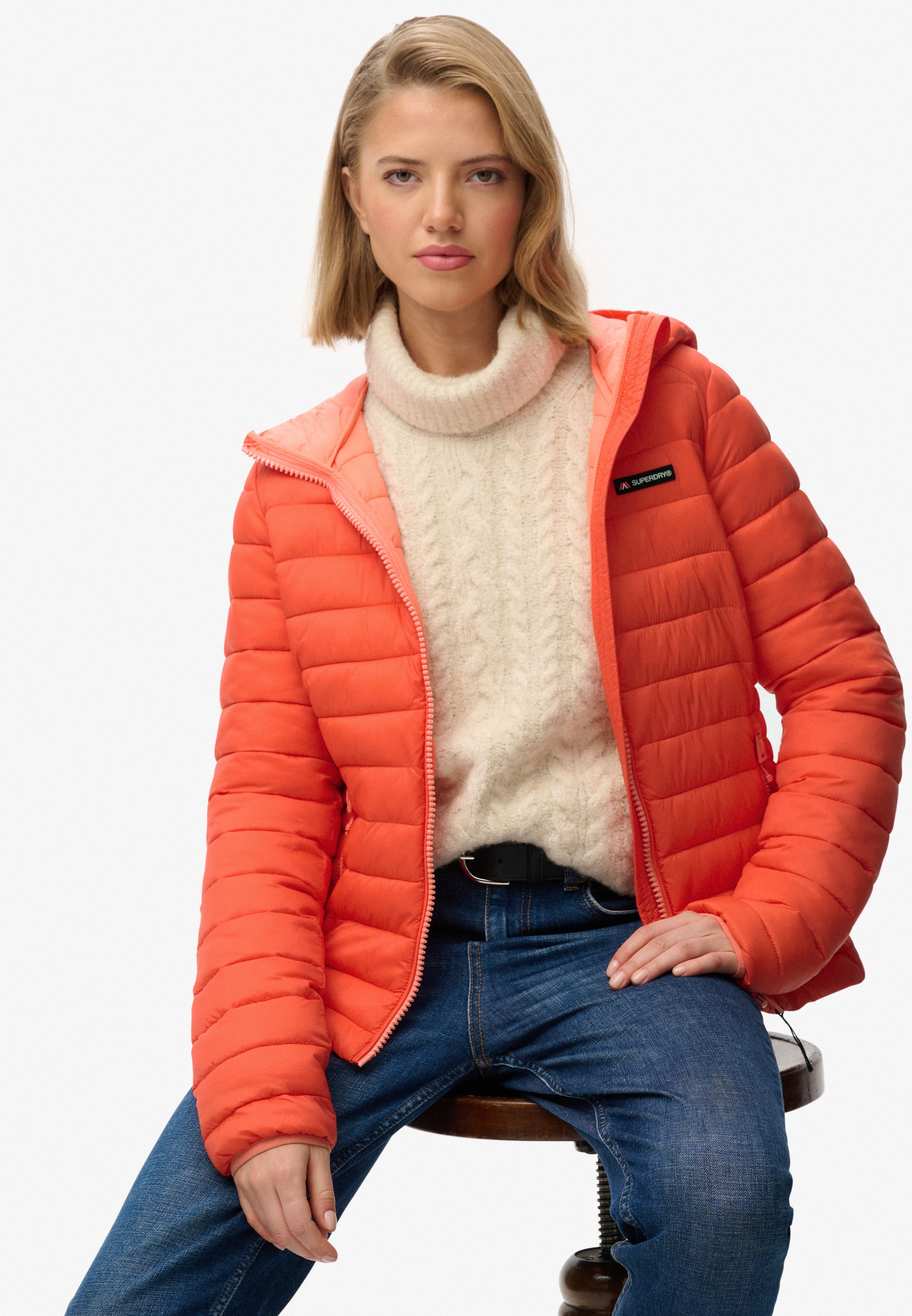 Thumbnail - Superdry Steppjacke "HOODED FUJI LITE PADDED JACKET" mit Kapuze