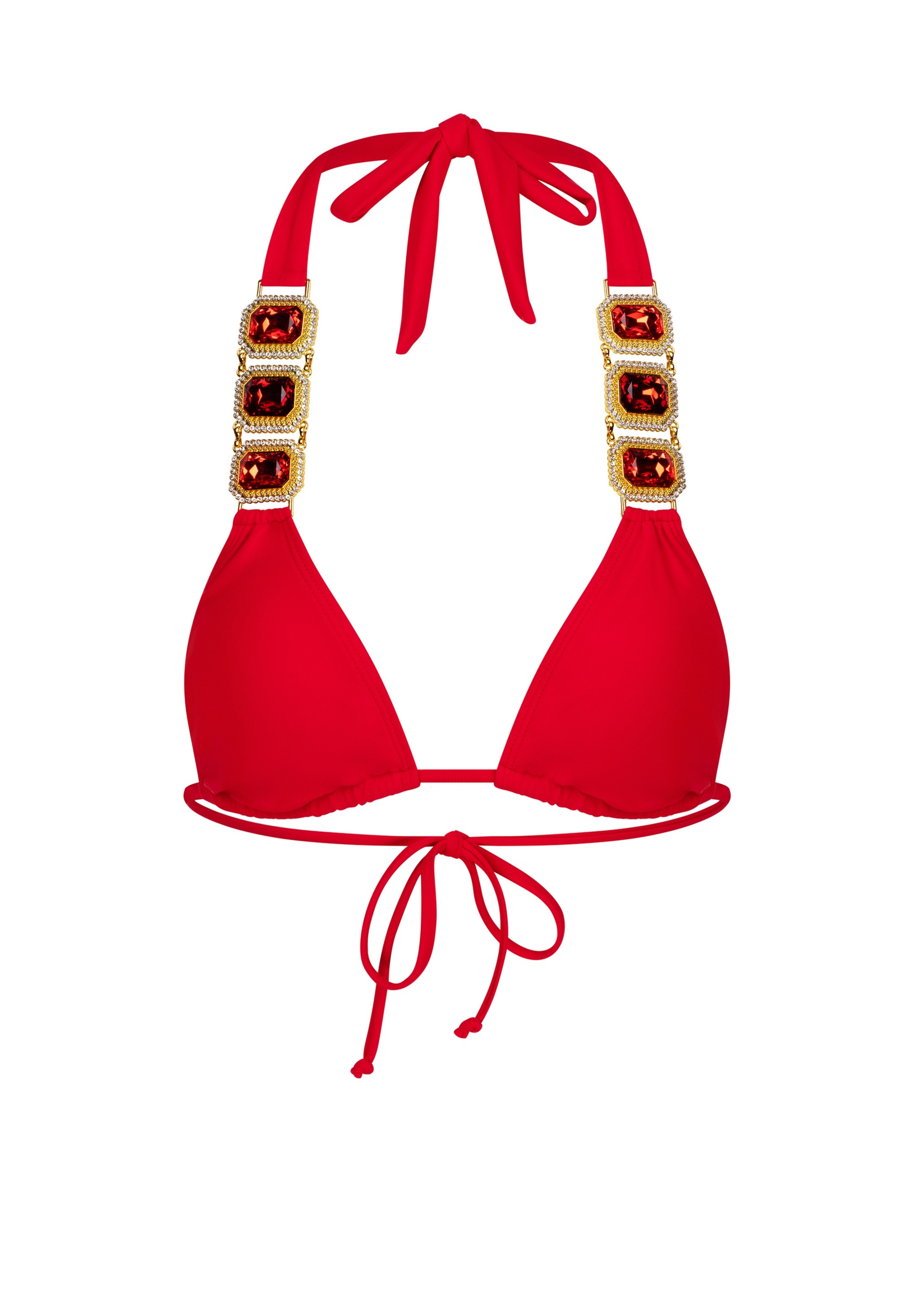 Moda Minx Triangel-Bikini-Top »Boujee«, (1 St.), mit stilvollem Steinbesatz