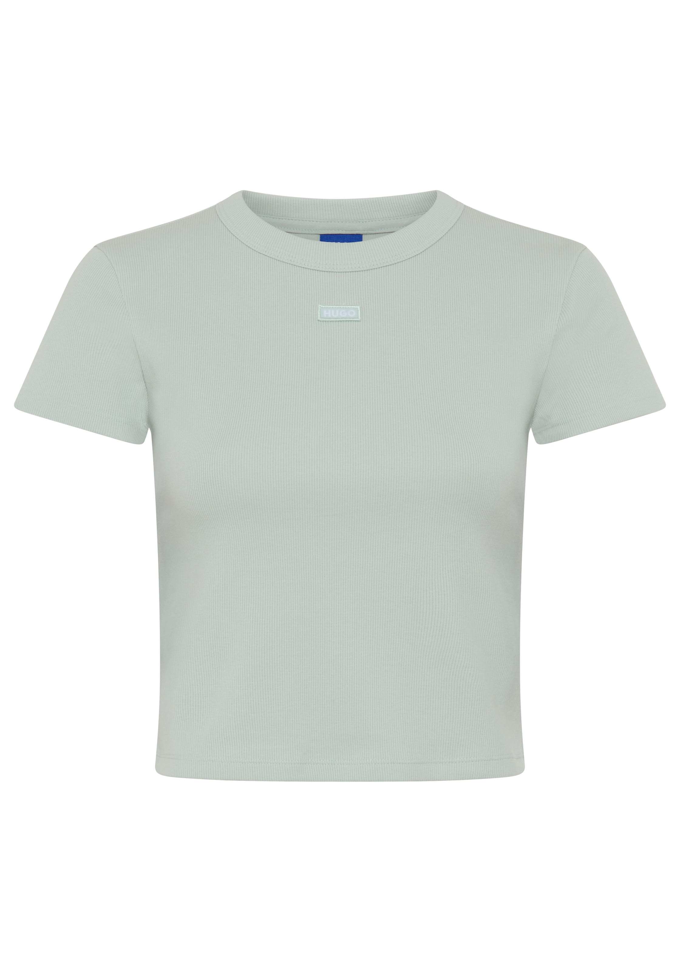 HUGO T-Shirt "Baby Tee" in verkürzter Länge