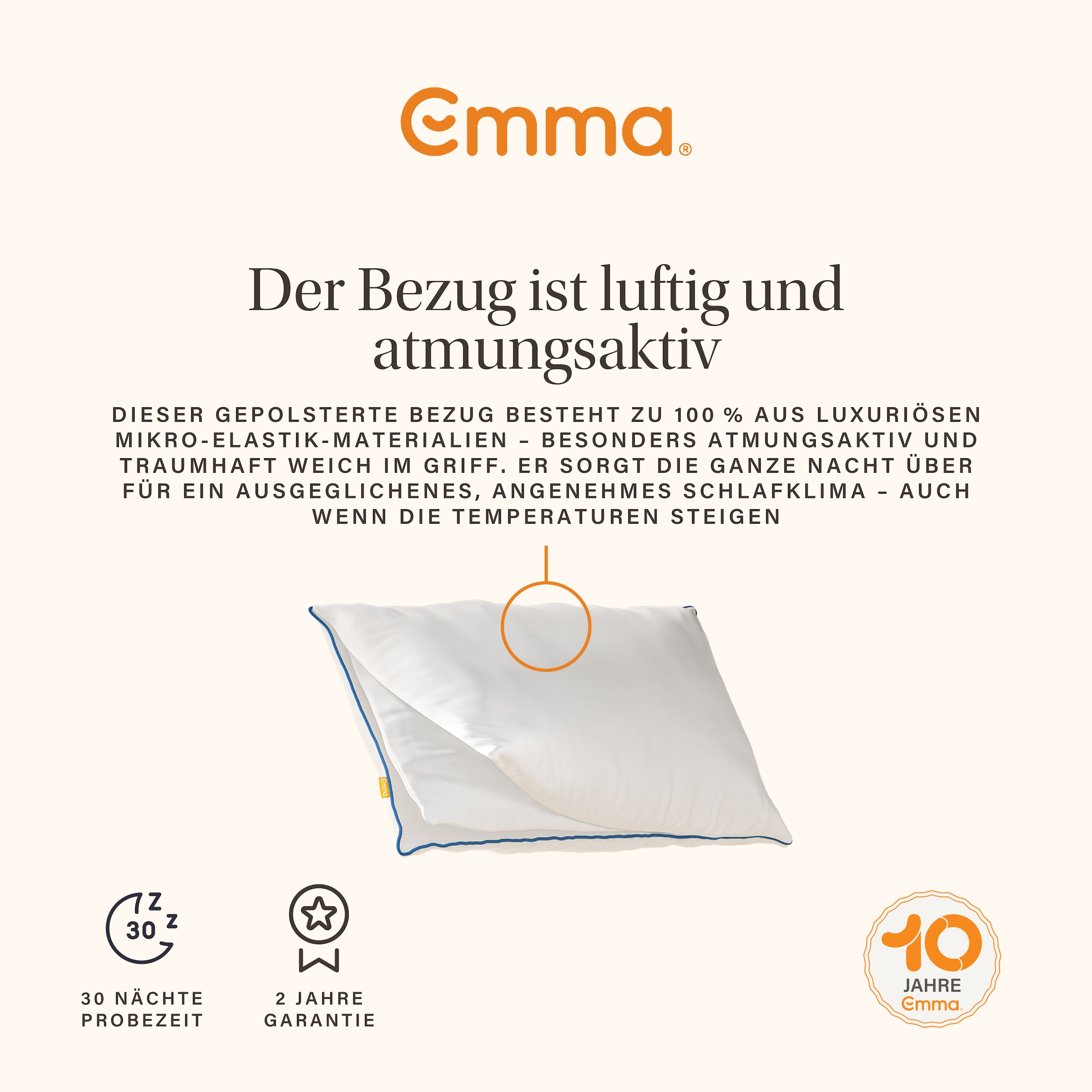 Emma Microfaserkissen »Emma Premium  Flauschkissen« 1 Stk. tlg.