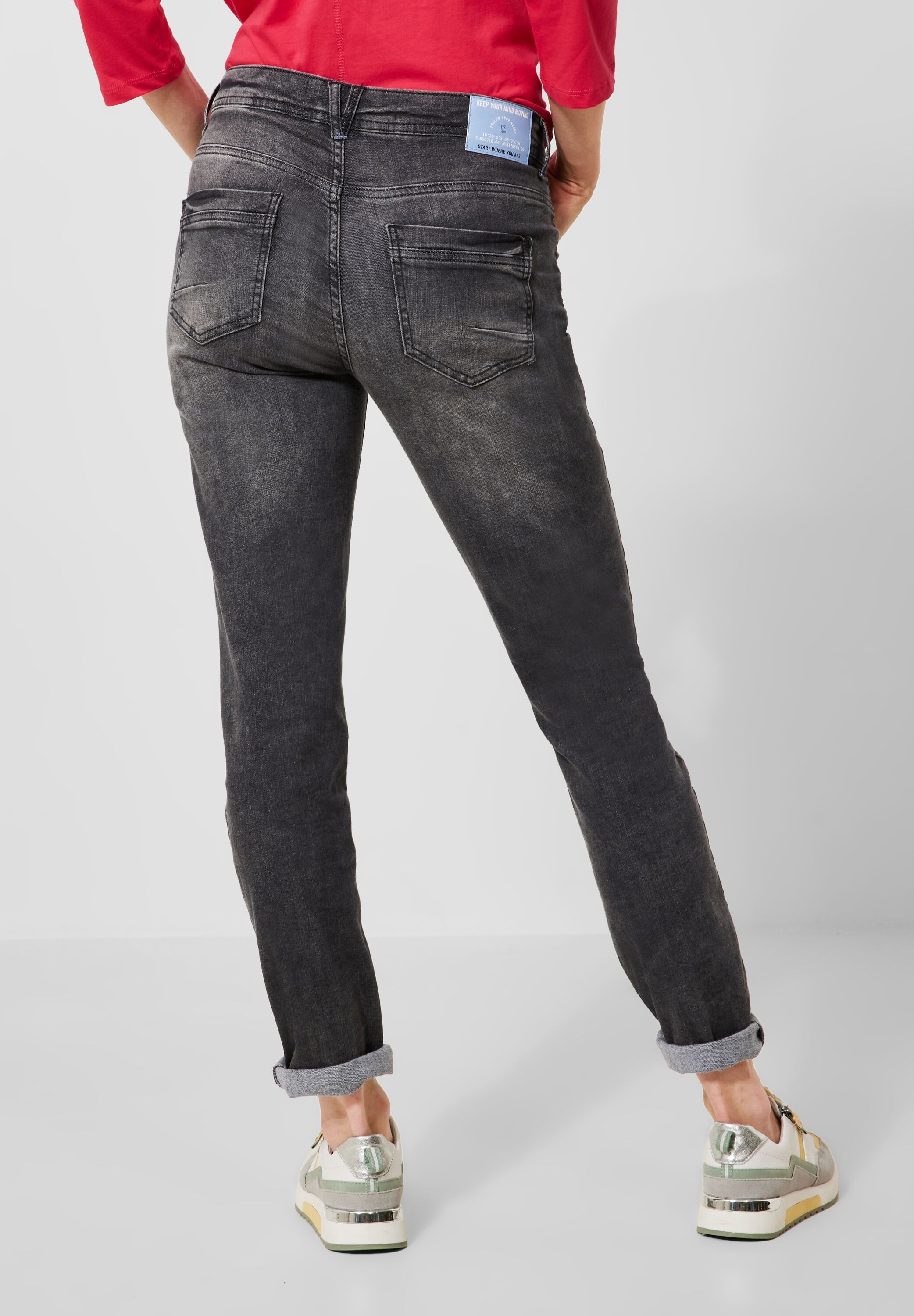Cecil Loose-fit-Jeans, im Used Look