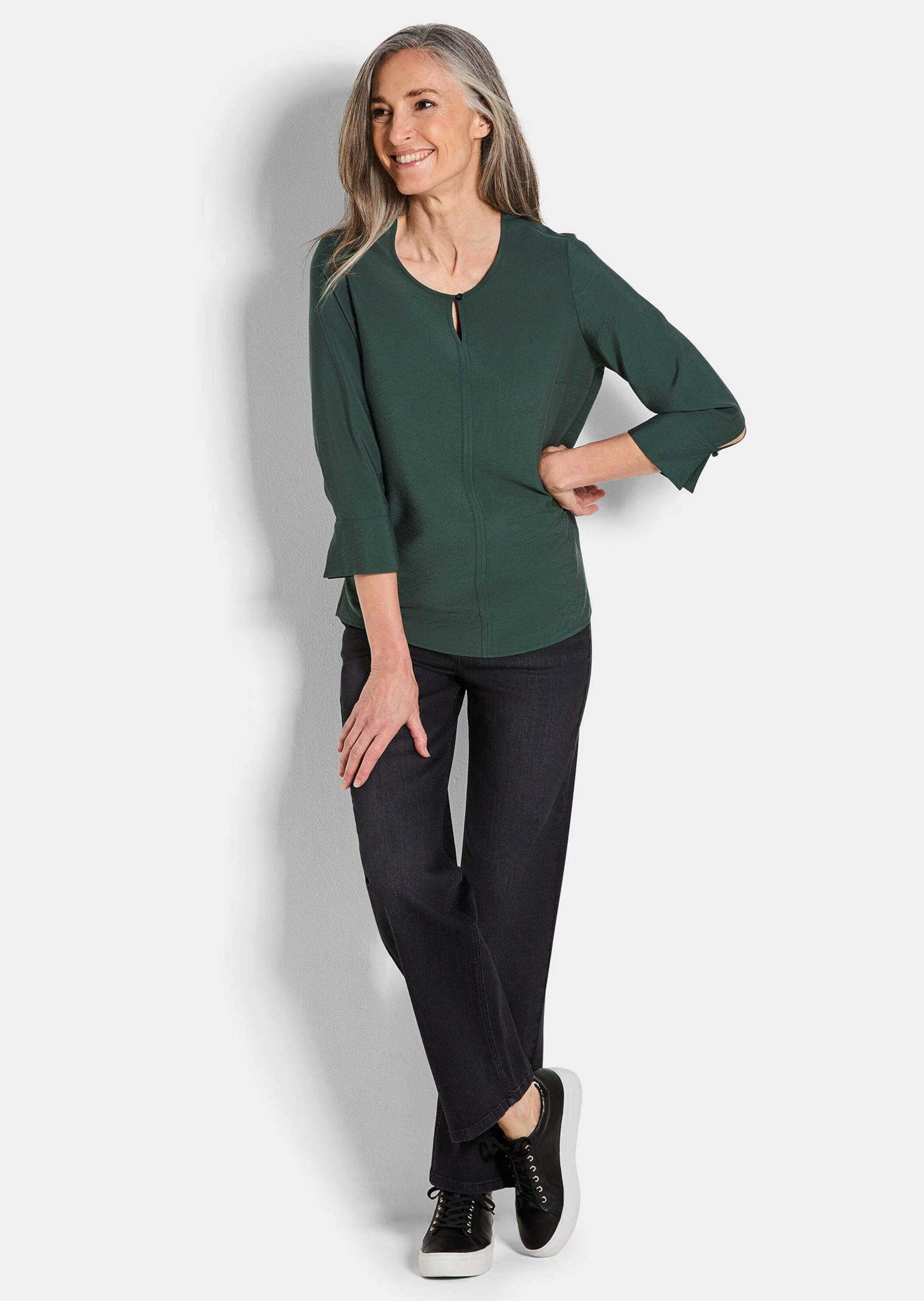 GOLDNER Schlupfbluse "Elegante Schlupfbluse Damen aus Viskose mit Strukturm günstig online kaufen