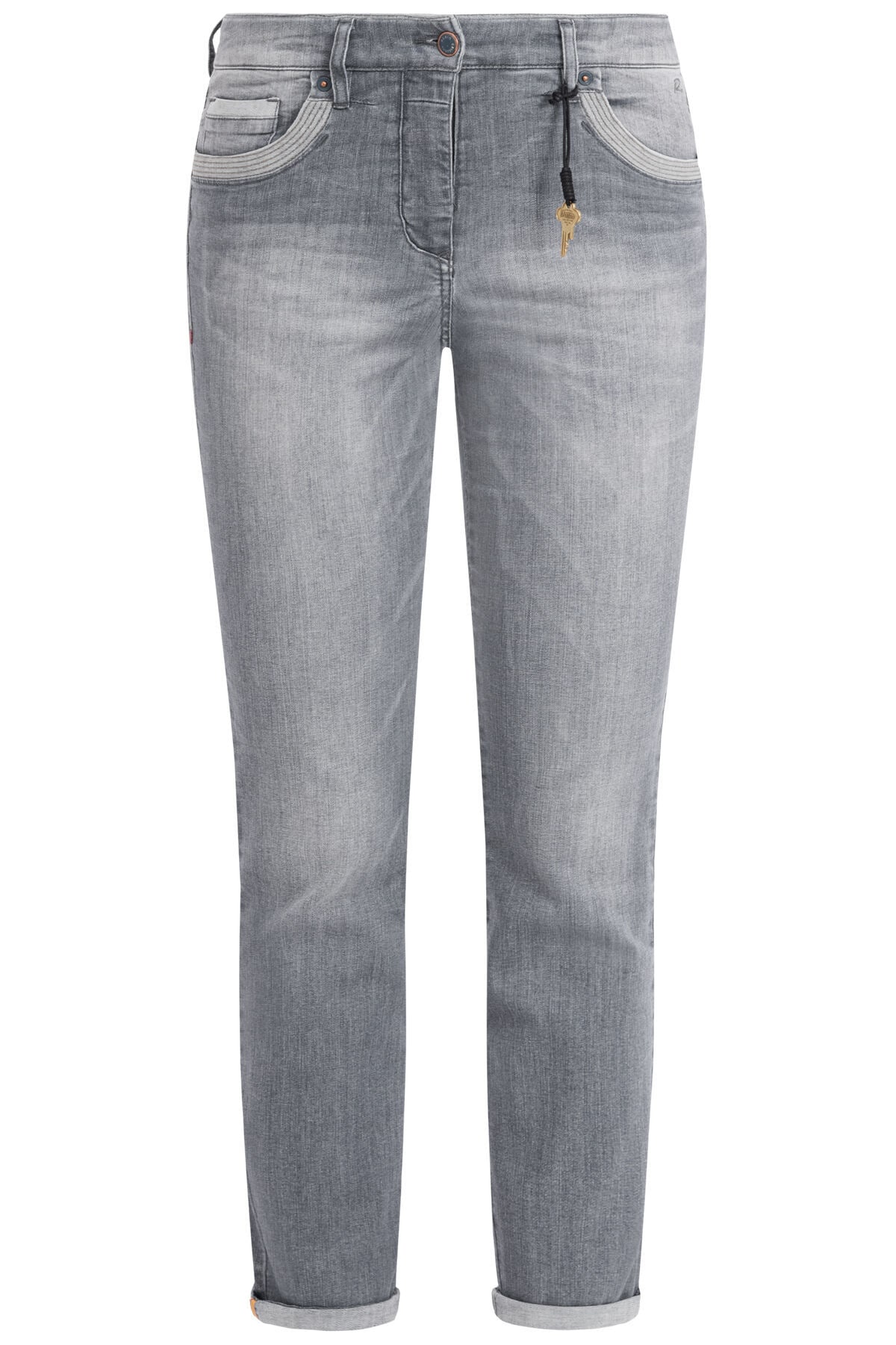 Recover Pants Slim-fit-Jeans »Luna«, mit Stickerei auf den Gesäßtaschen