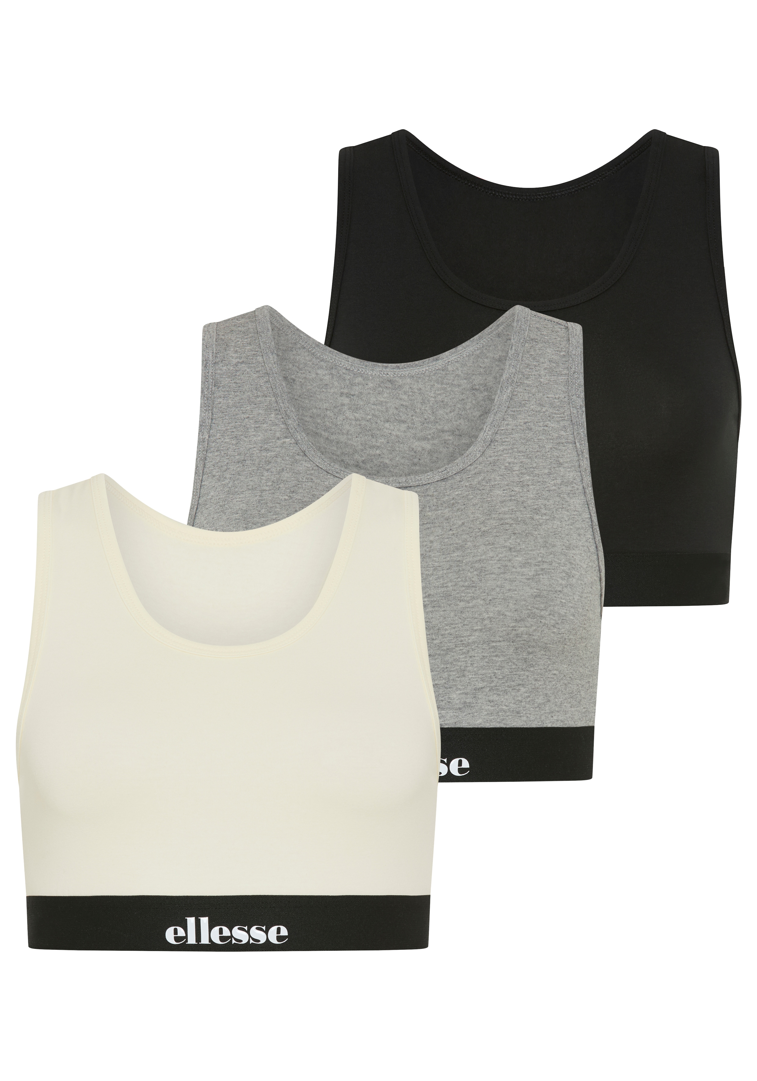 Ellesse Unterziehshirt "EMILIO BRA TOP (3 PACK)" 3 Stk. 3er-Pack, für sportliche Aktivitäten geeignet