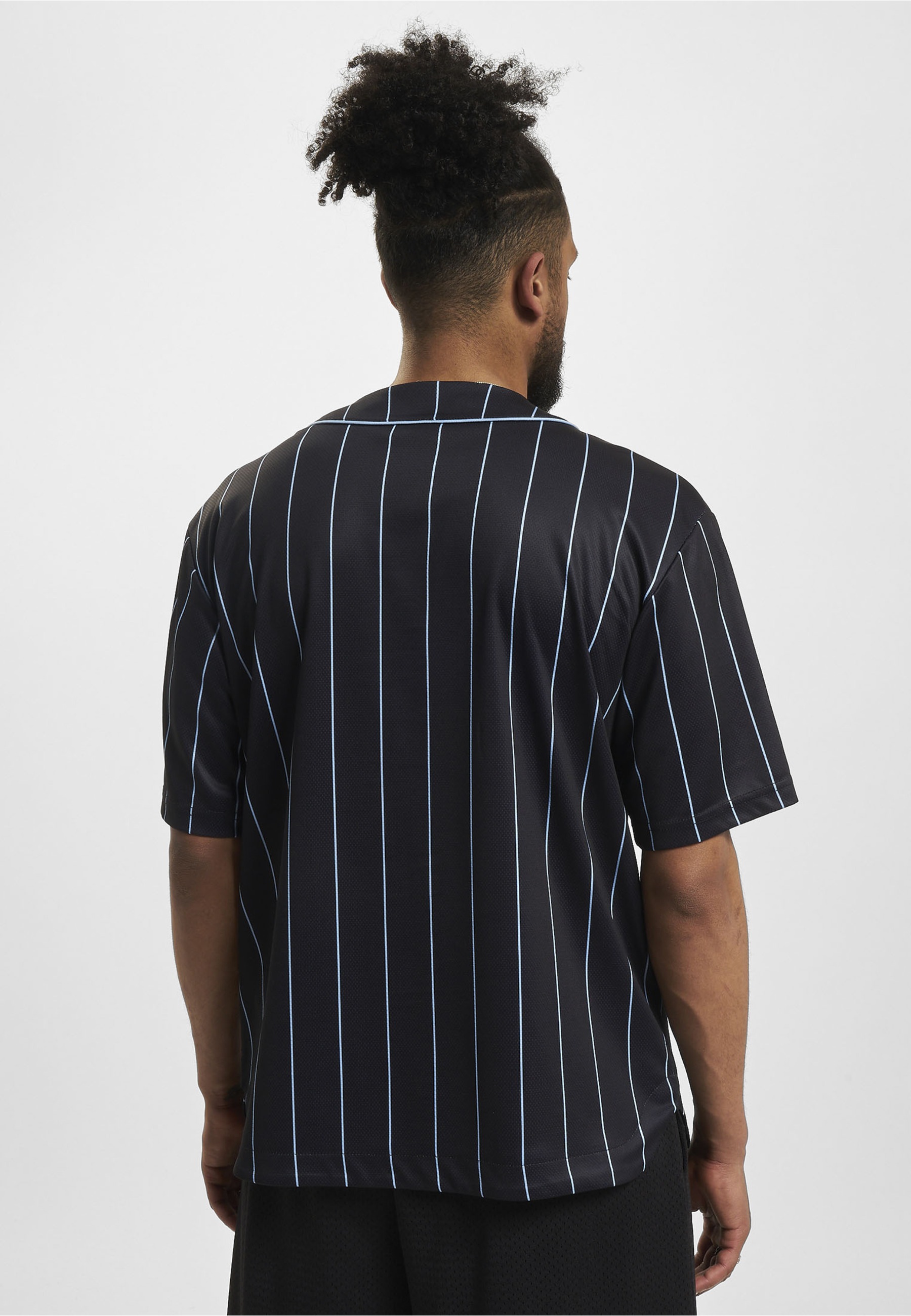 Fubu Kurzarmshirt »Fubu Herren FM232-003-1 FUBU Varsity Pinstripe Baseball Jersey« 1 Stk.