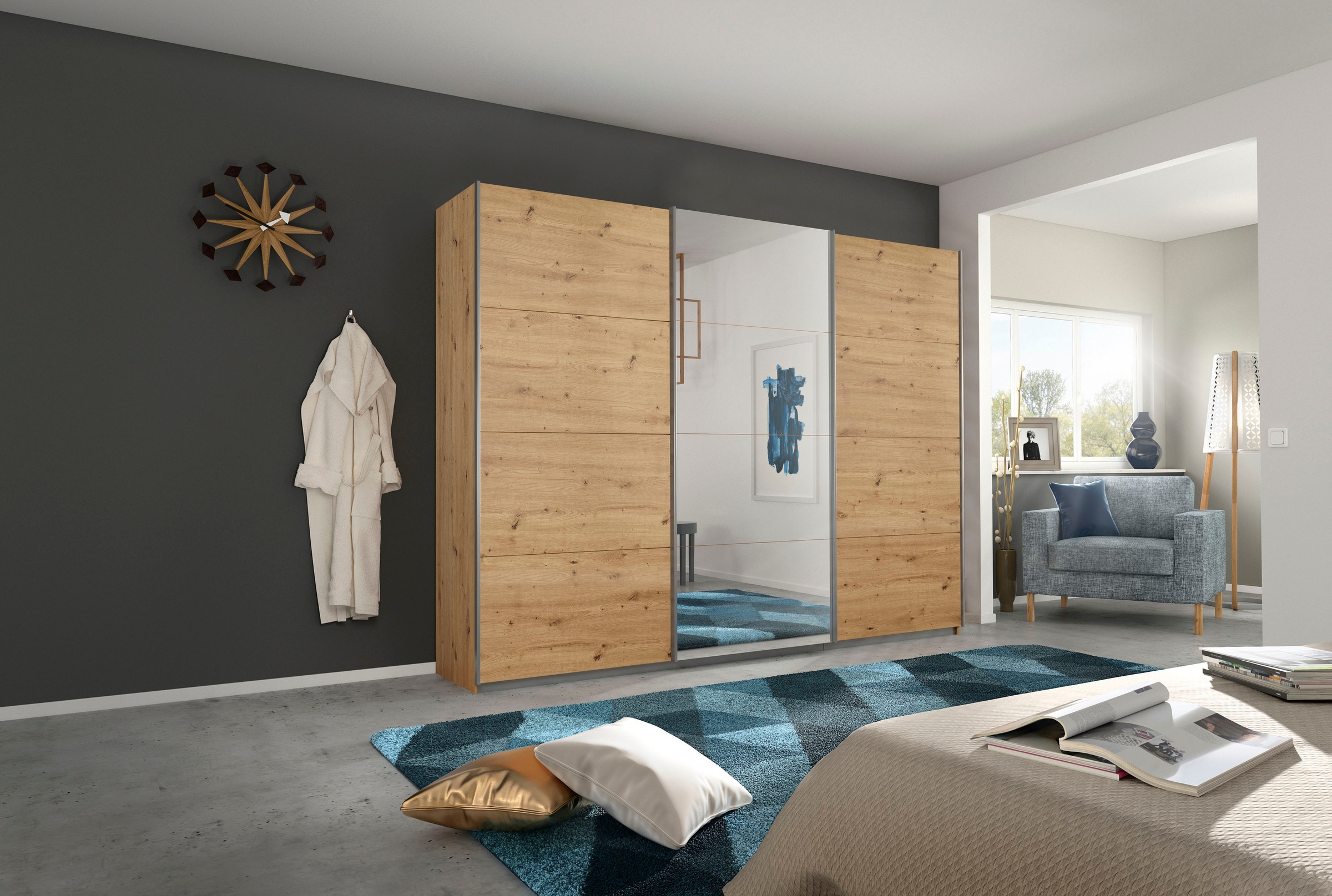 rauch Schwebetürenschrank "Kleiderschrank Schrank Garderobe CORTONA inkl. I günstig online kaufen