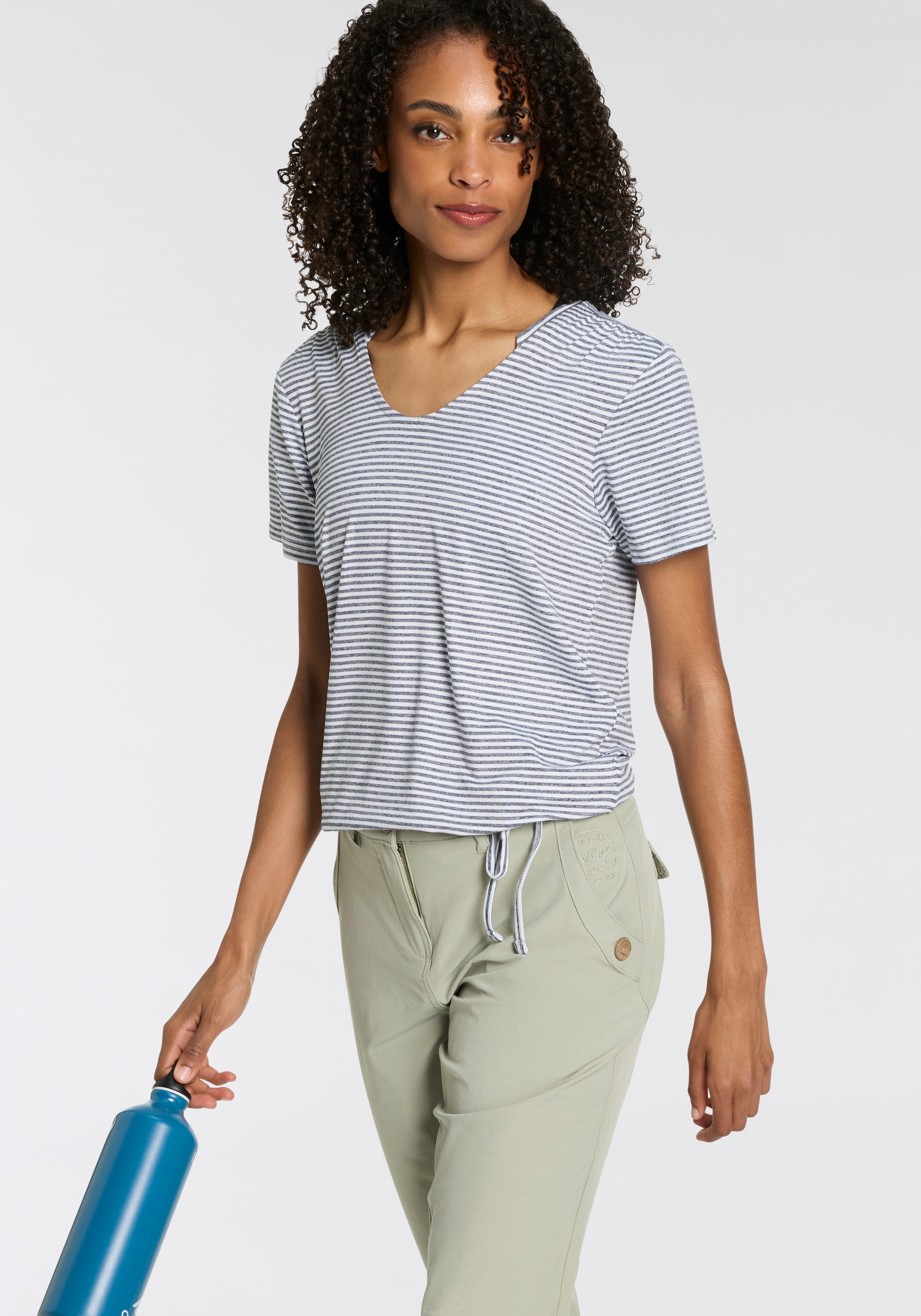 Killtec T-Shirt "WMN TSHRT F" feuchtigkeitstransportierendes Funktionsmaterial, leichte Qualität