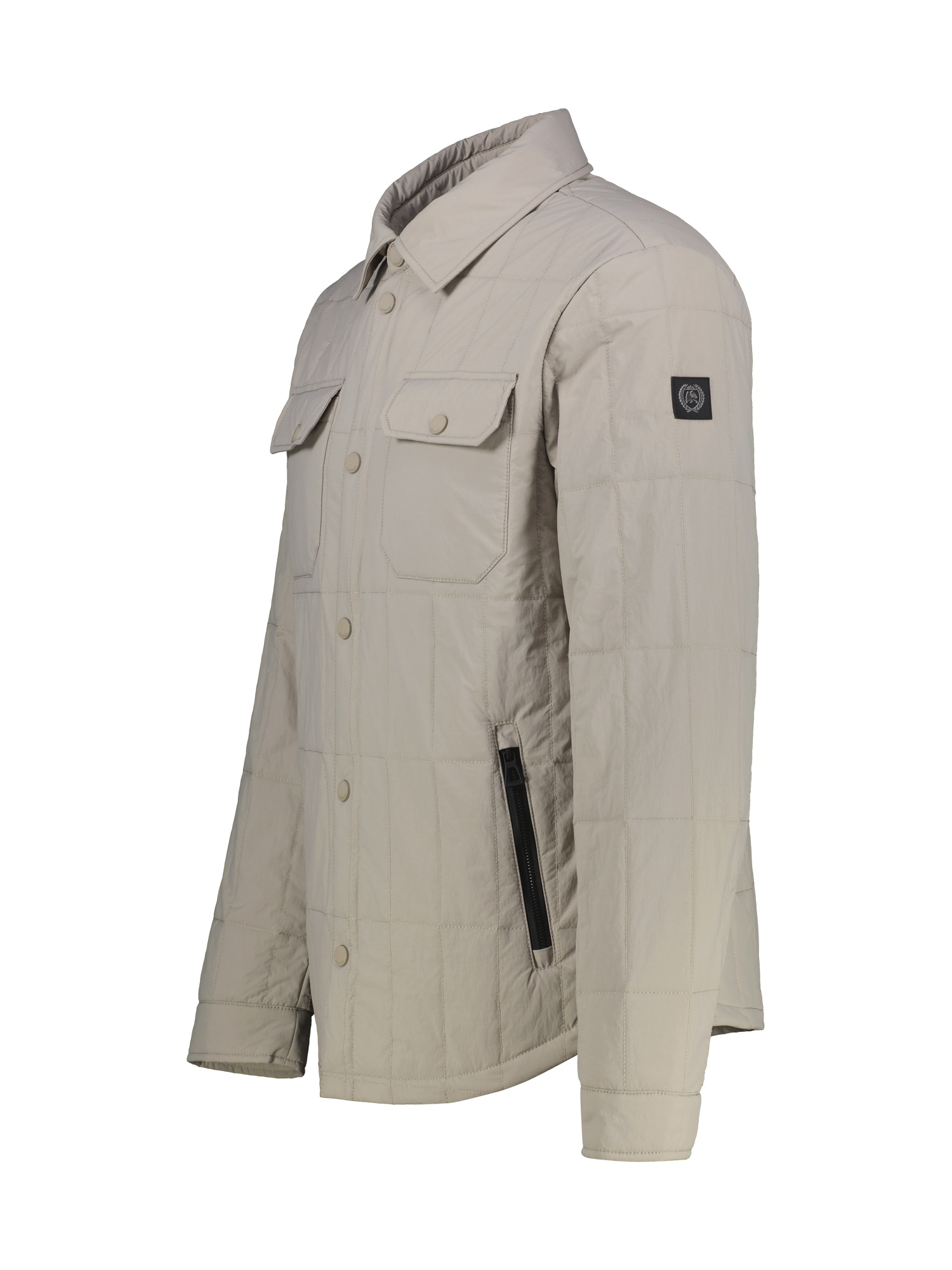 LERROS Hemdjacke »LERROS Overshirt-Jacke, leicht gefüttert«, ohne Kapuze, Wasserabweisend