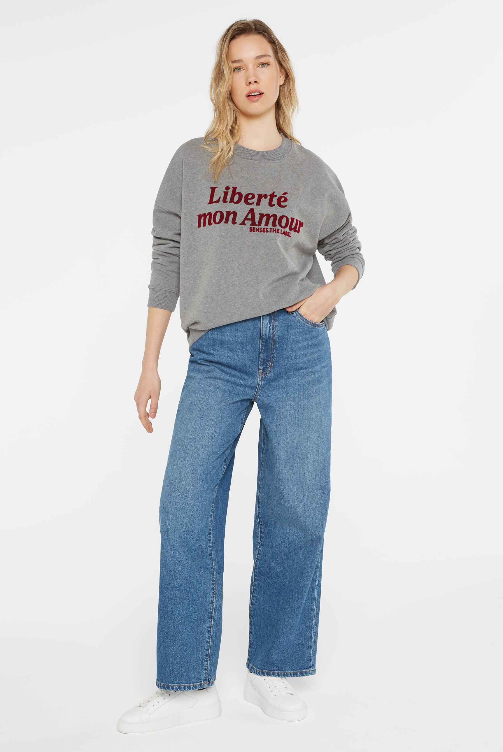 SENSES.THE LABEL Sweater, mit Baumwolle