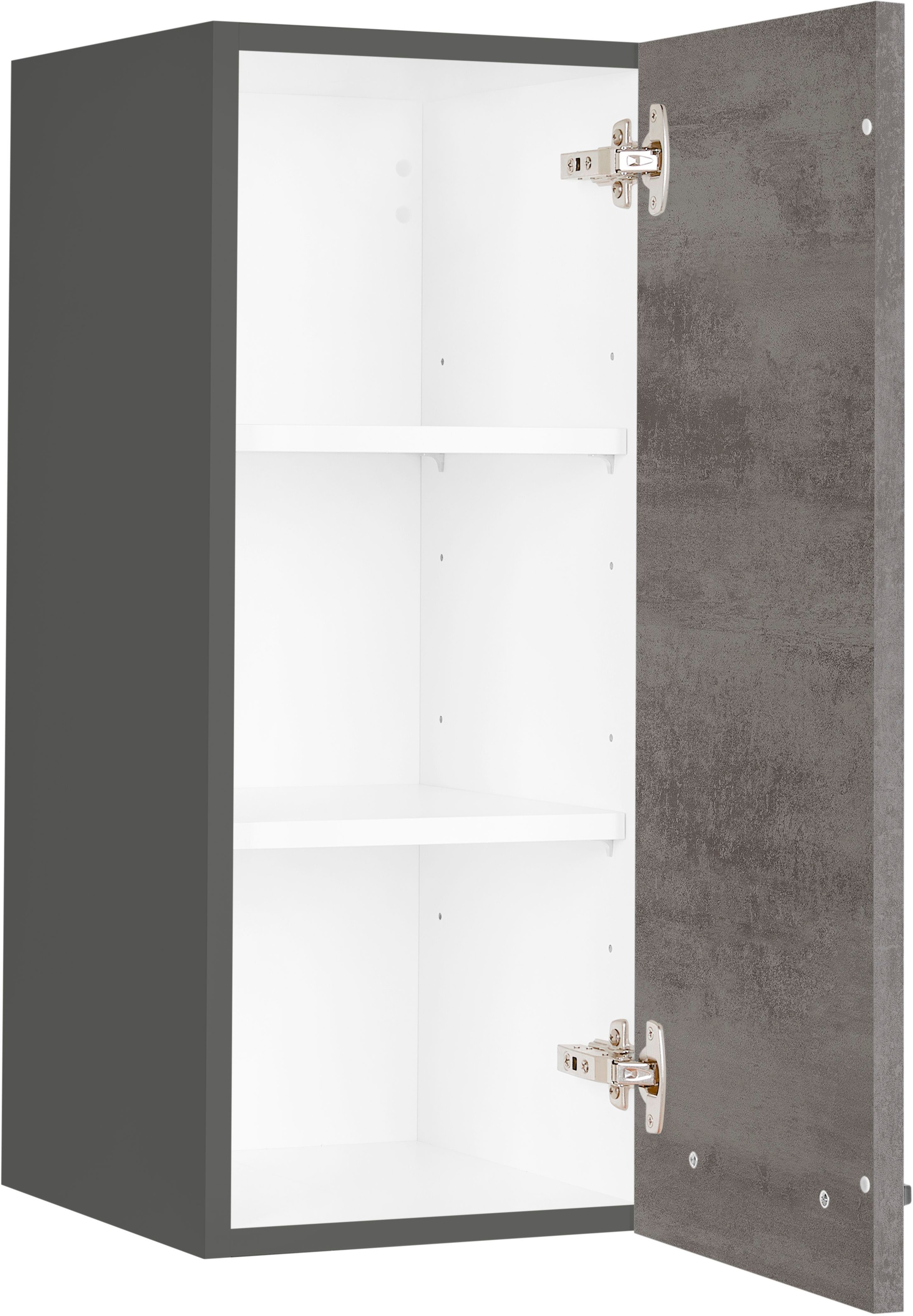 nobilia® Hängeschrank »"Riva", Ausrichtung wählbar, vormontiert,«, in drei Breiten: 30, 40 und 60 cm, mit Soft-Close-Funktion