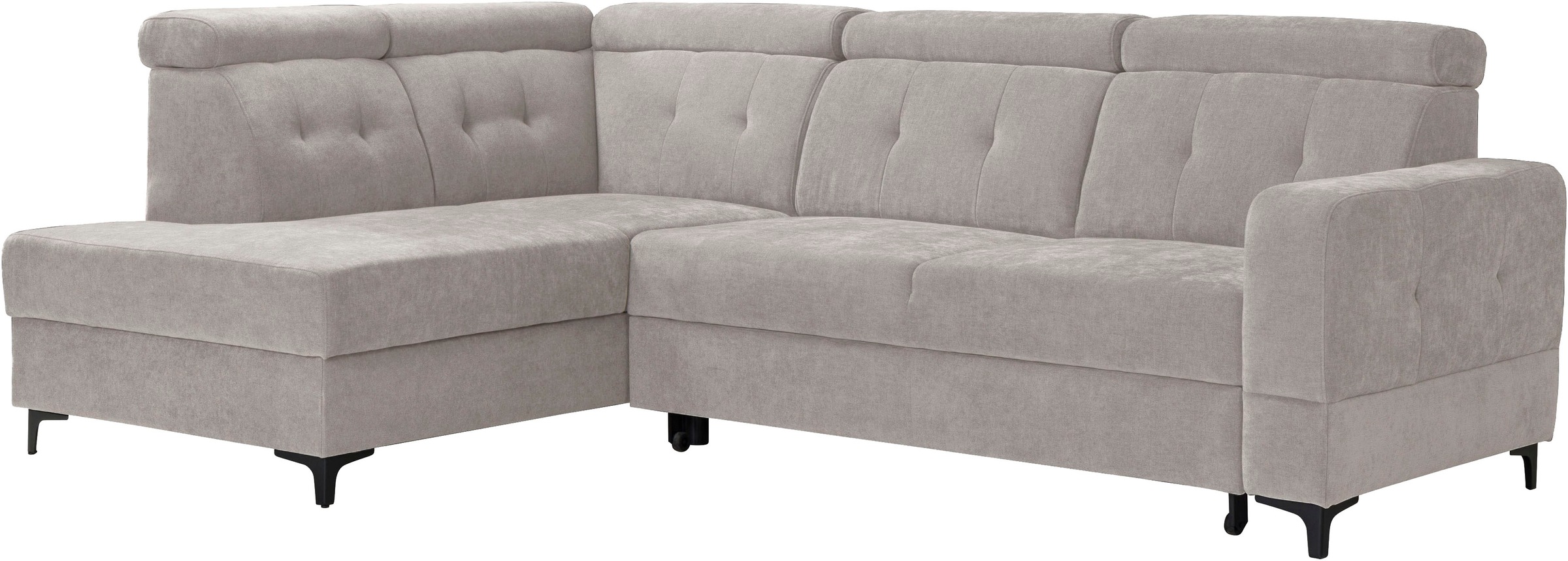 Thumbnail - exxpo - sofa fashion Ecksofa "Monte, Kopfteile verstellbar, optional mit Bettfunktion & Bettkasten" L- Form, mit Kopftei...