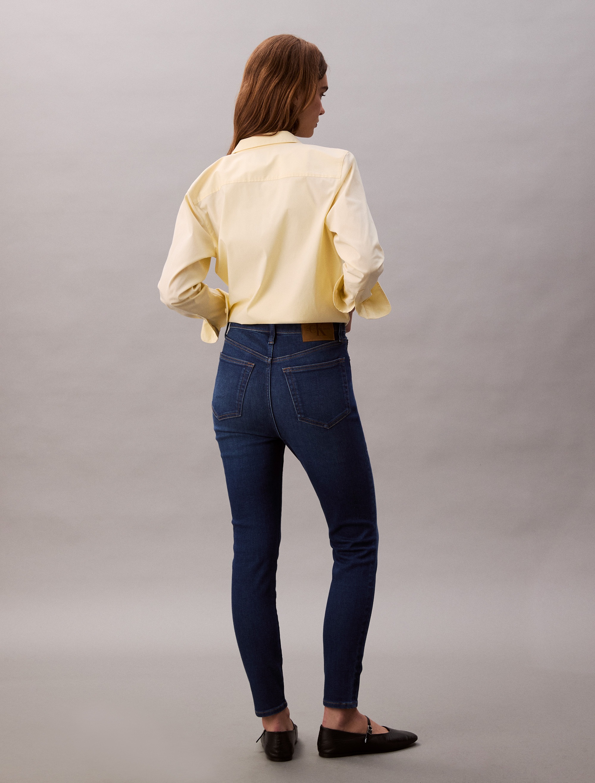 Calvin Klein Jeans Skinny-fit-Jeans "HGH RS SKNNY ANKL JN" Mit Gürtelschlau günstig online kaufen