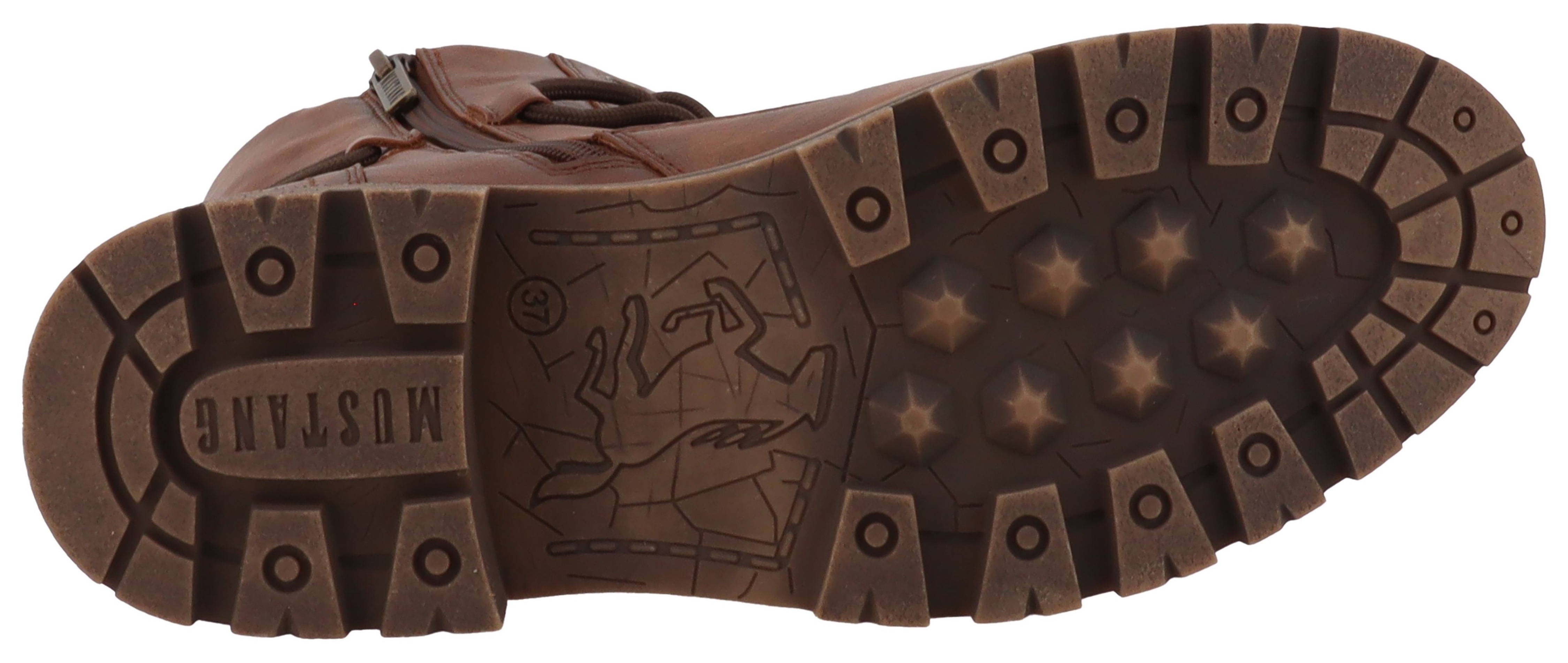 Thumbnail - Mustang Shoes Winterboots "Darleen" Schnürboots mit Profilsohle