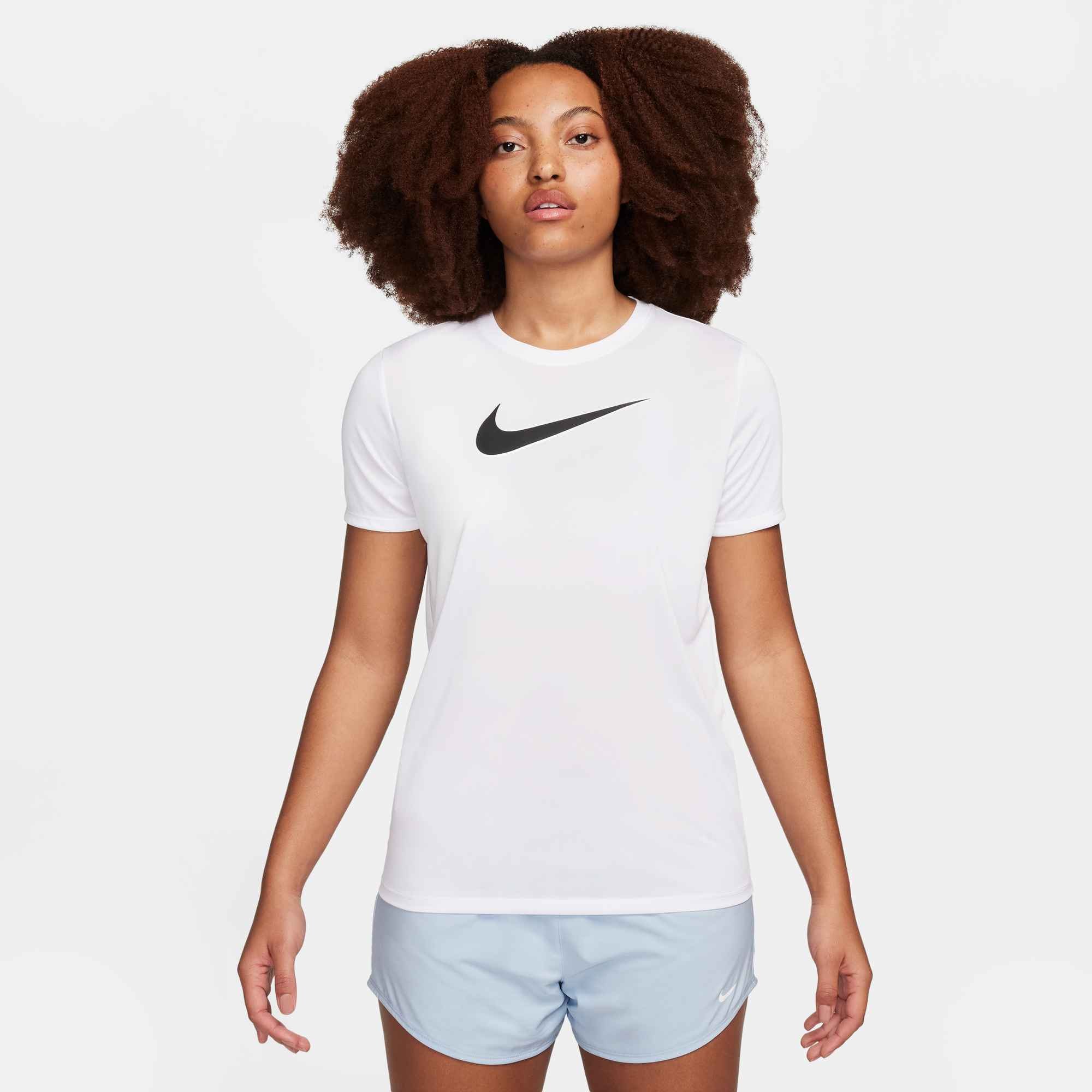 Nike T-Shirt »Nike Women's Dri-FIT Graphic T-Shirt« für Erwachsene, leichtes Material, aus Polyester, sportlicher Stil