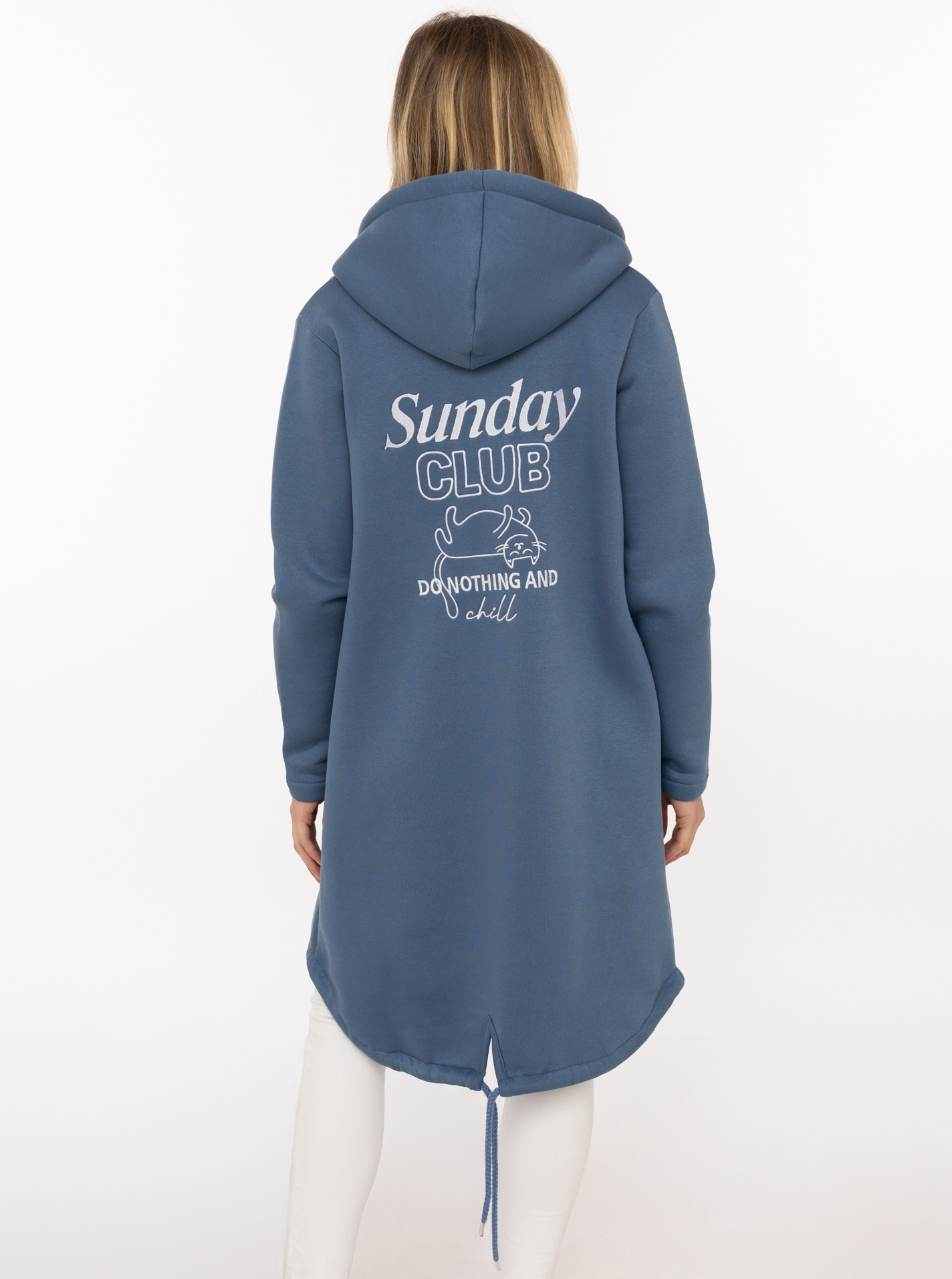 Zwillingsherz Kurzmantel ""Sunday Club"" mit Stickerei, Taschen und Reißver günstig online kaufen