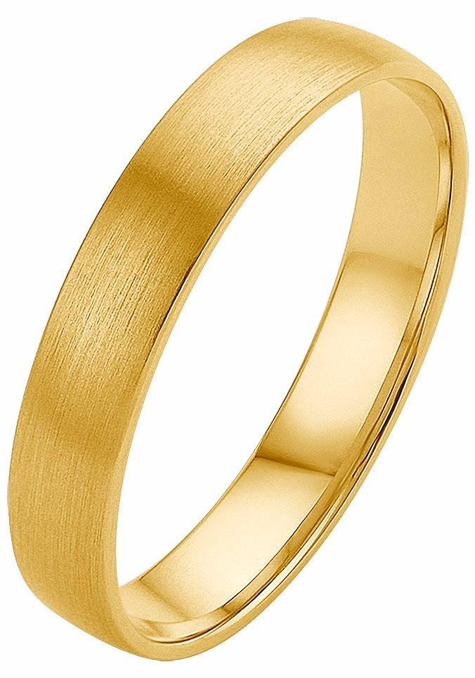 Firetti Trauring »Schmuck Geschenk Gold 375 Hochzeit Ehering "LIEBE" Sterne«, Made in Germany, wahlweise mit oder ohne Brillanten