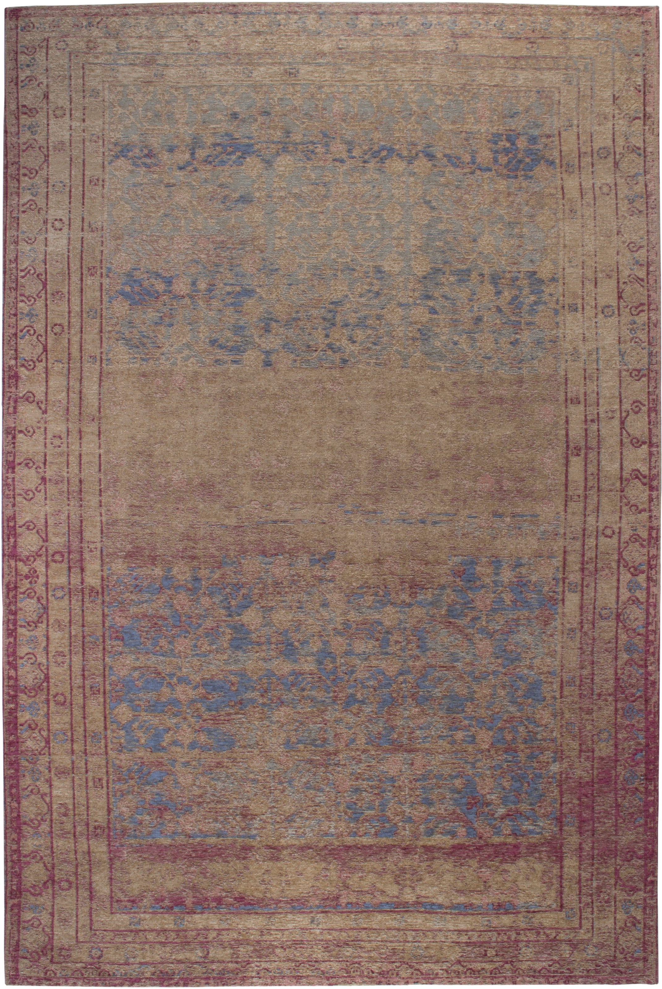 LUXOR living Teppich »Antique«, rechteckig, 6 mm Höhe, Flachgewebe, Vintage Design, Wohnzimmer