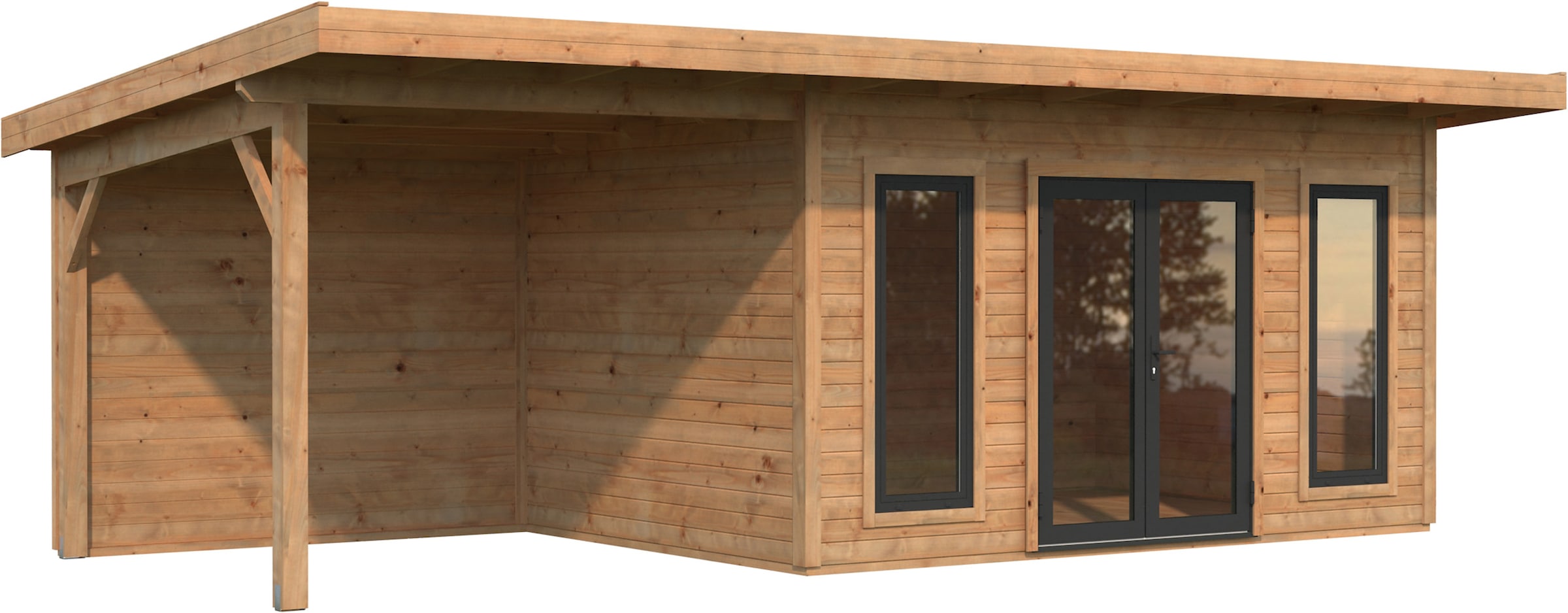 Palmako Gartenhaus »Aurelia 12,7+7,9 m²«