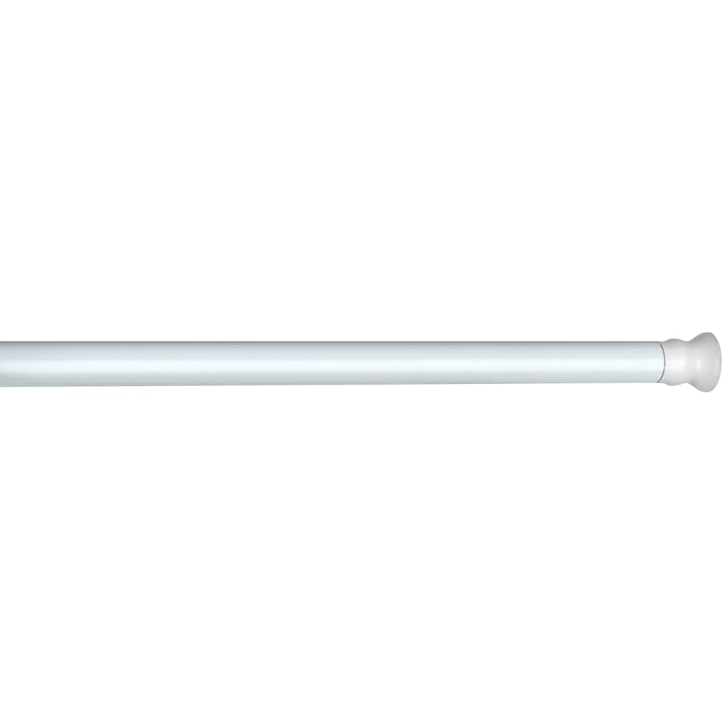 WENKO Klemmstange »Extra stark weiß«, ausziehbar, Teleskopstange für Duschvorhänge, Breite 110-245 cm