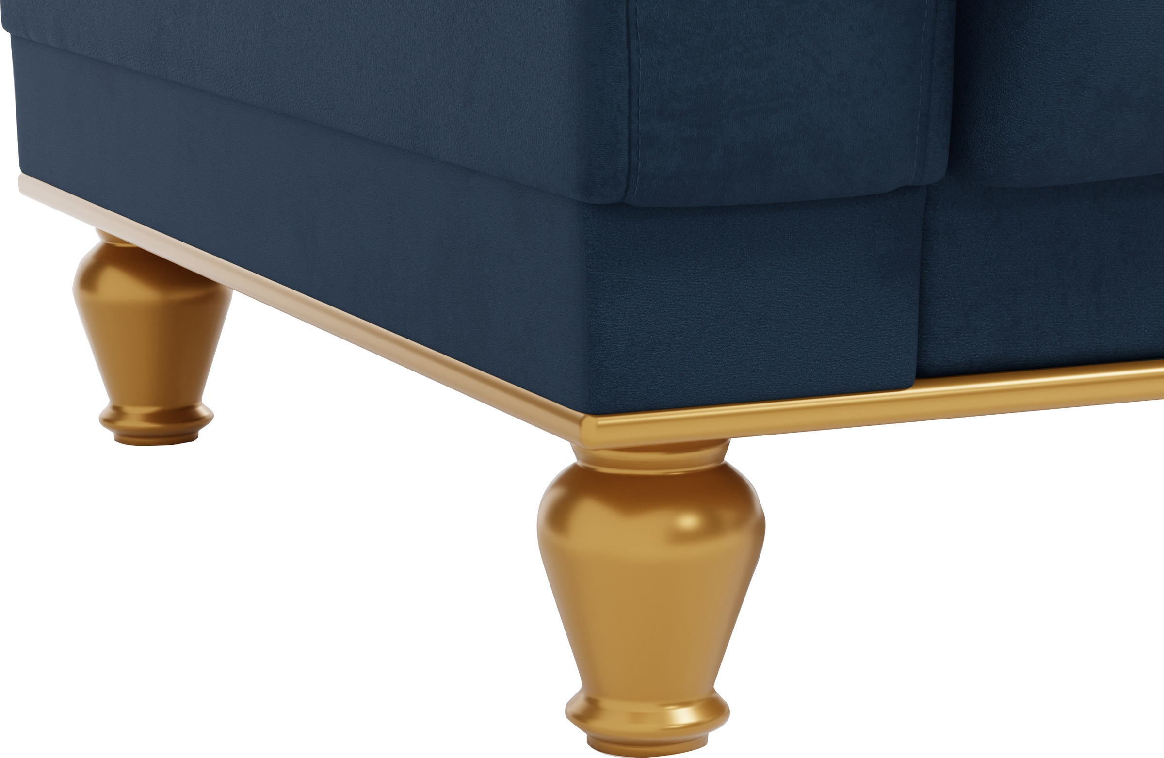 sit&more 2-Sitzer »Orient 5«, Rückenkissen mit Strass-Stein, goldfarbene Applikationen