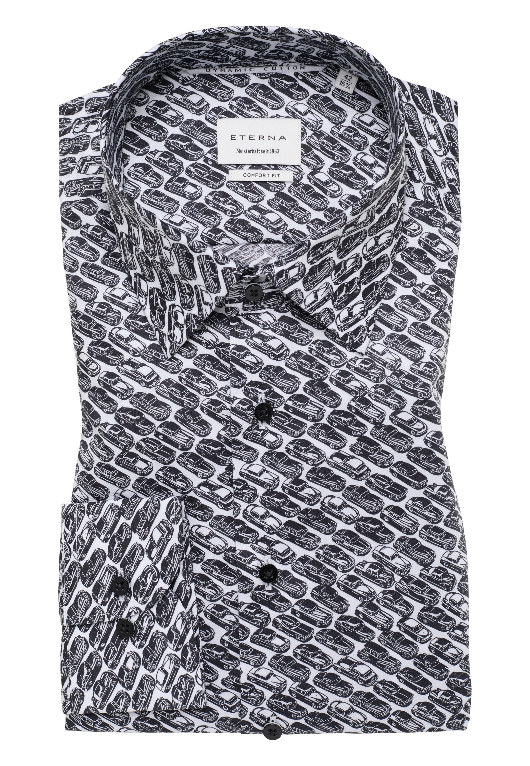 Eterna Langarmhemd »COMFORT FIT«, NON IRON (bügelfrei)