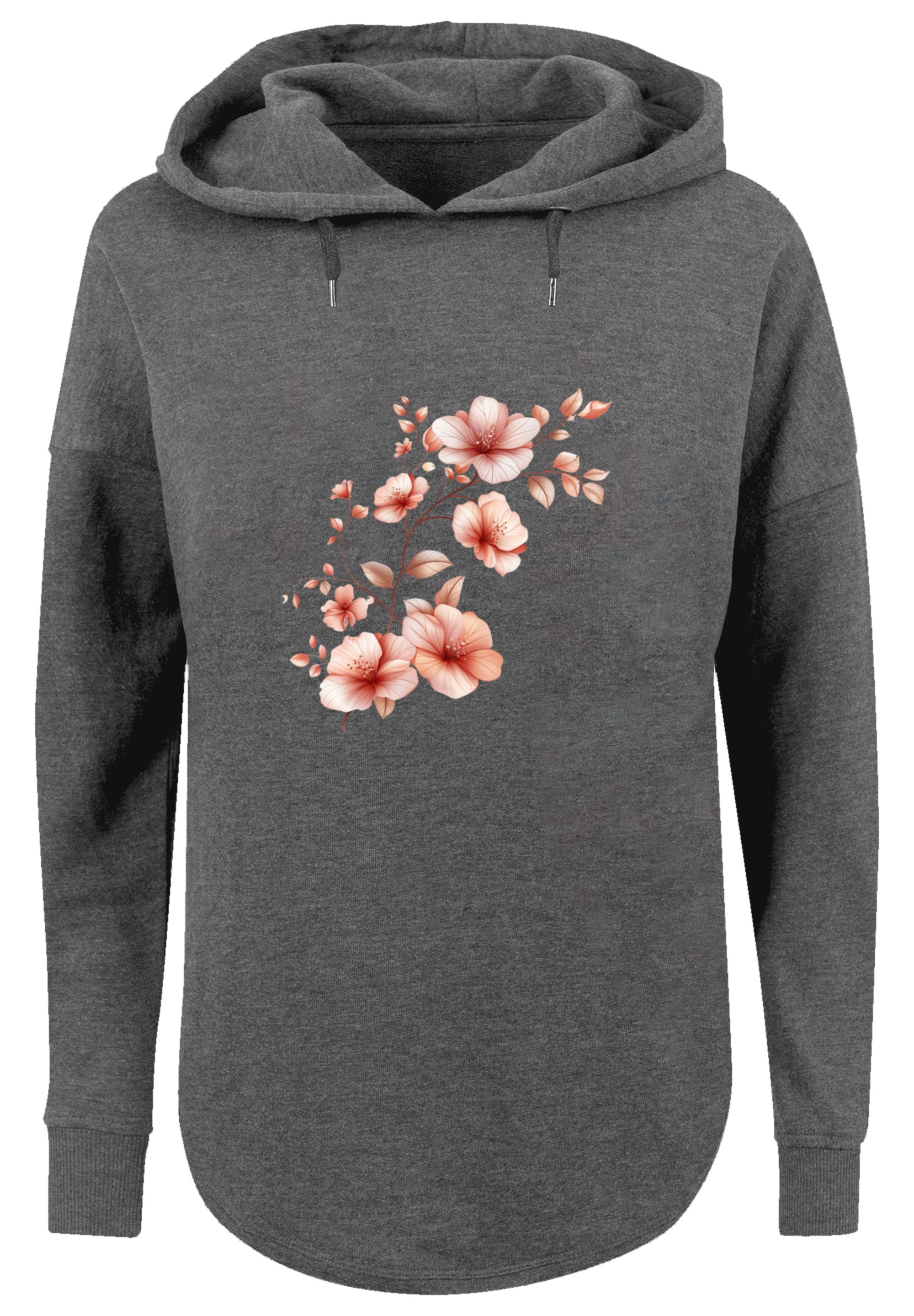 F4NT4STIC Kapuzenpullover »Rosa Blumenzweig 3D«, Premium Qualität