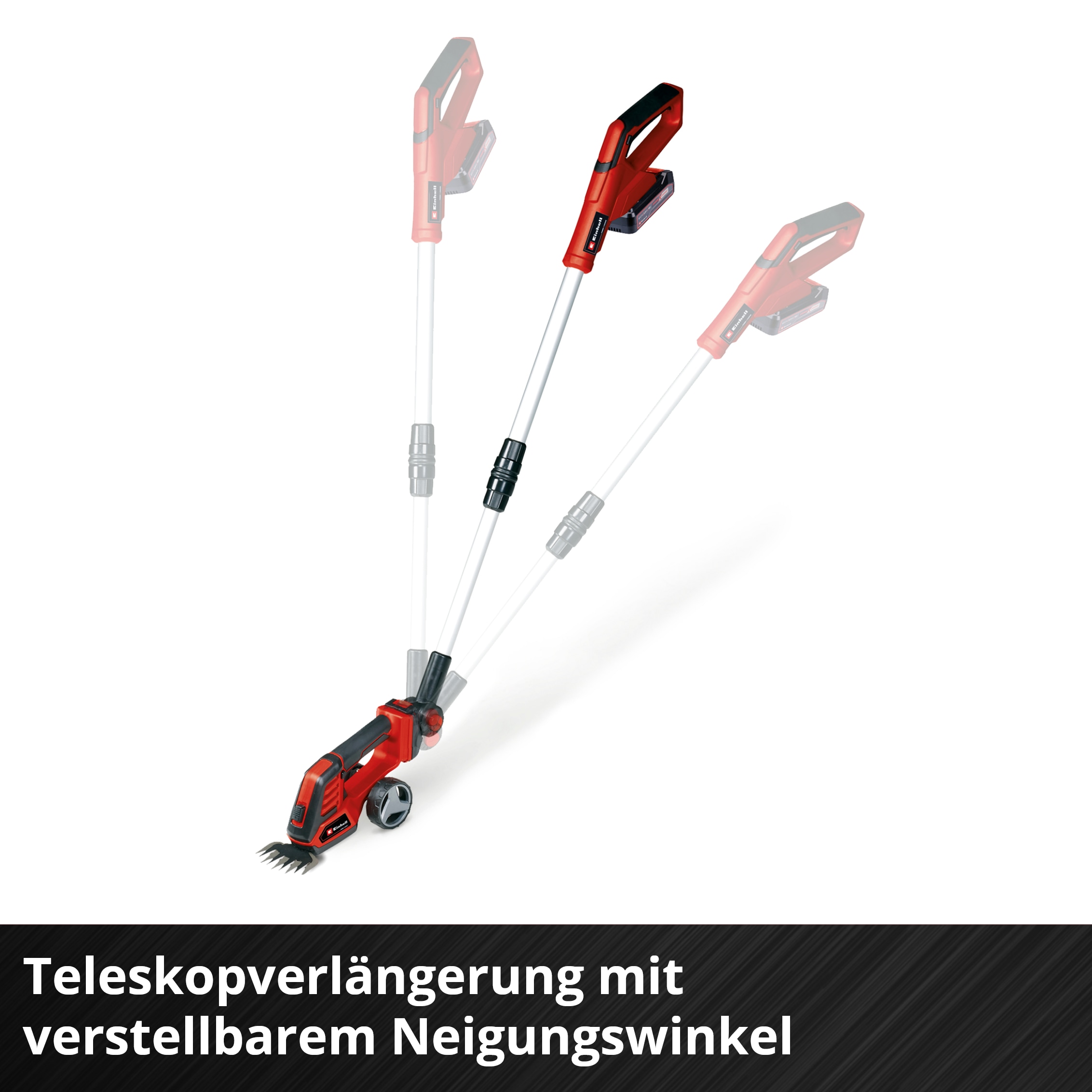 Einhell Akku-Gras- und Strauchscherenset »»GE-CG 18/100 Li T Kit««, Inkl. 2,5 Ah Akku und Ladegerät