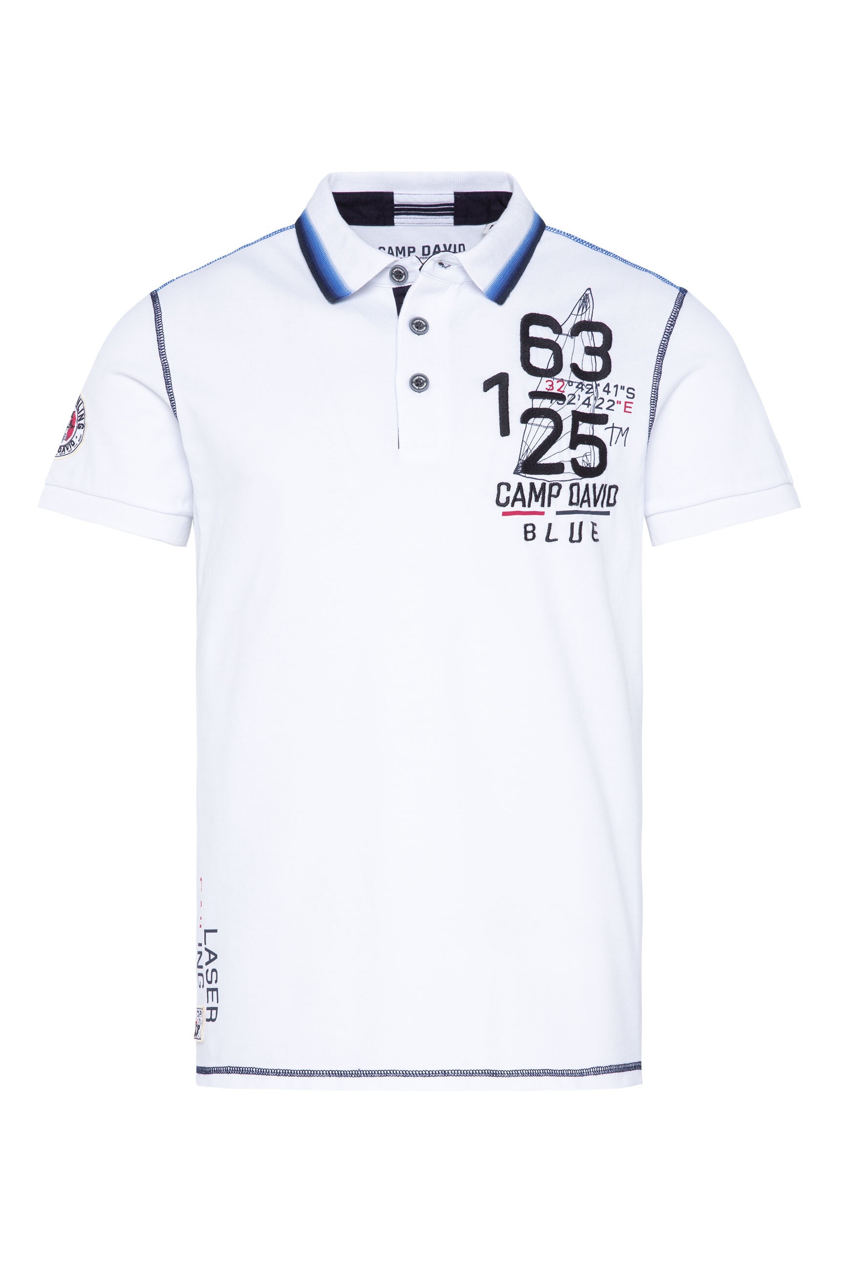 CAMP DAVID Poloshirt, mit Elasthan-Anteil