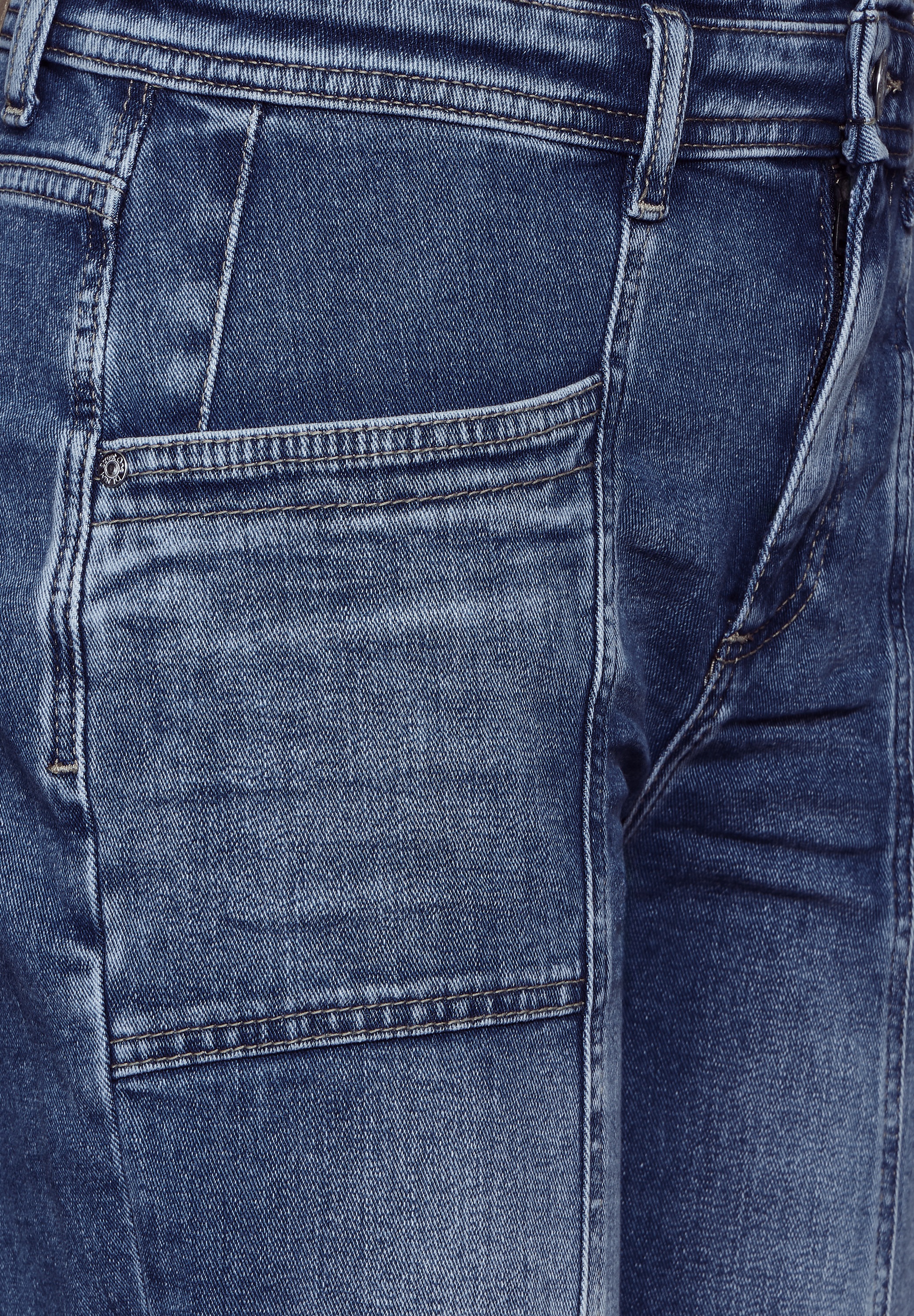 STREET ONE Loose-fit-Jeans, aus Baumwolle mit Stretchanteil