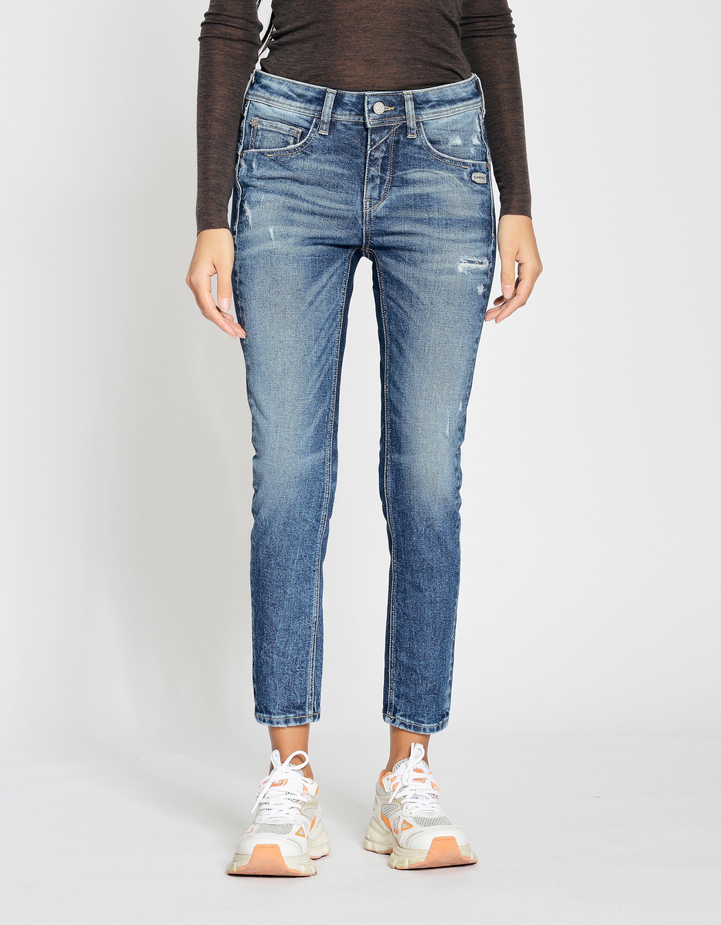 GANG Relax-fit-Jeans "94AMELIE CROPPED", in 5-Pocket-Style