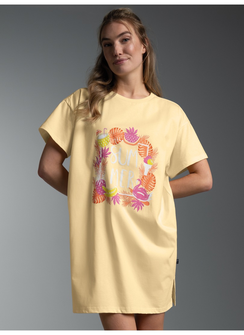 Trigema "TRIGEMA Bigshirt mit sommerlichen Printmotiv" 1