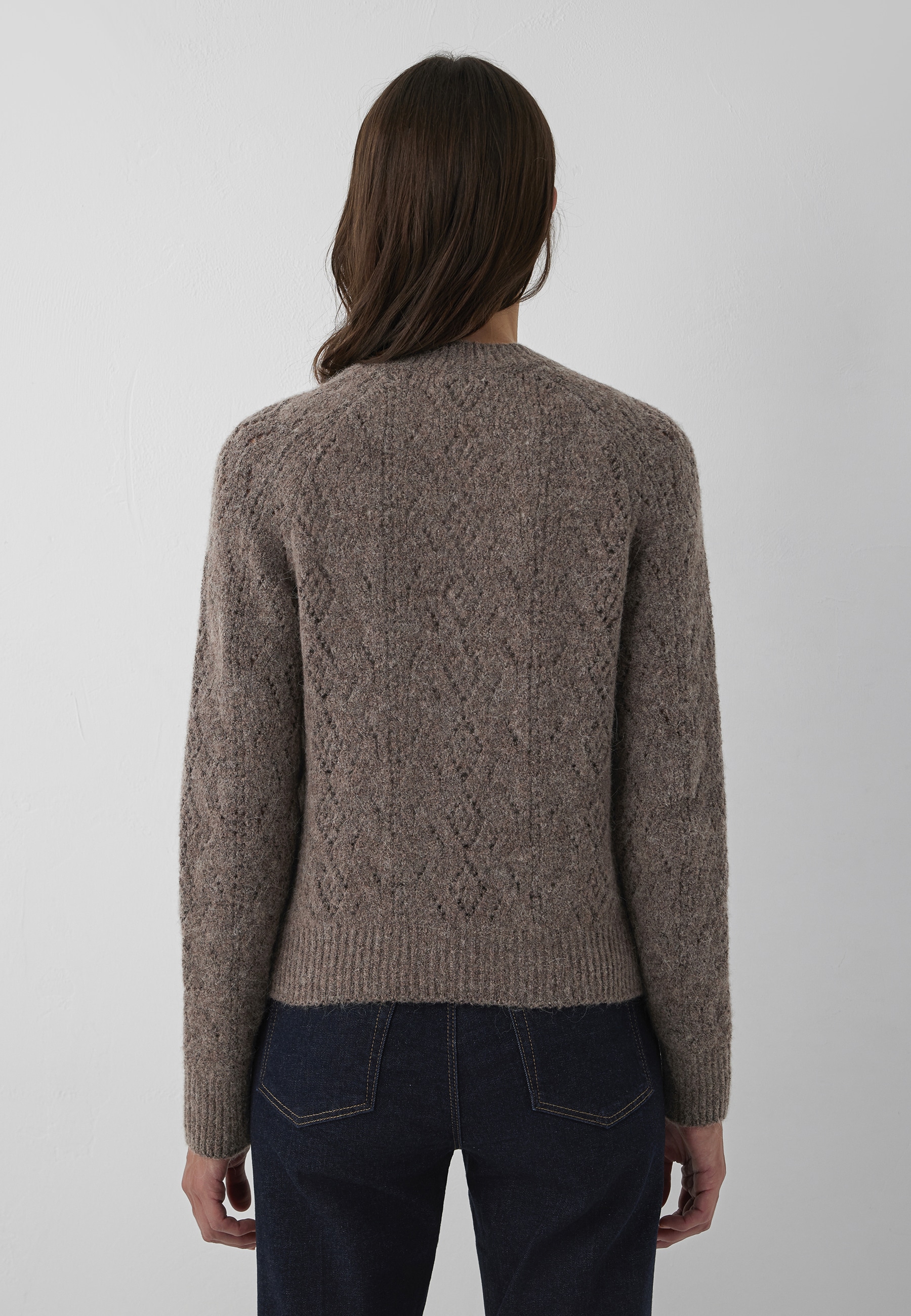 Mavi Strickpullover »BUTTON SHORT CARDIGAN« Cardigan Strukturiert