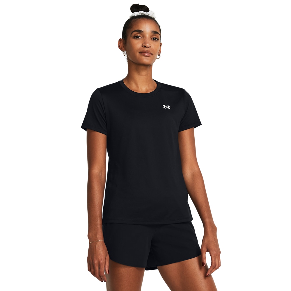 Under Armour Trainingsshirt "TECH SSC - SOLID" leichtes Material, atmungsaktiv, schnell trocknend, aus Polyester