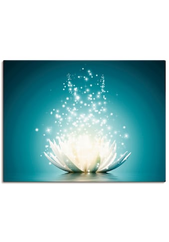 Artland Paveikslas »Magie der Lotus-Blume« Blu...