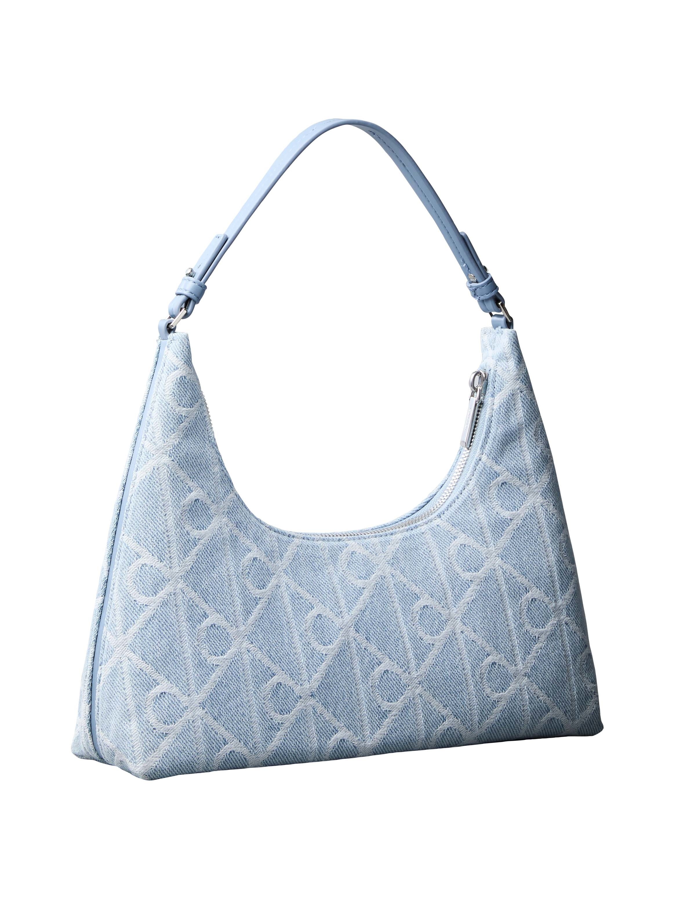 Calvin Klein Schultertasche "EMBLEM AOP DENIM SHOULDER BAG" Handtasche, Tra günstig online kaufen