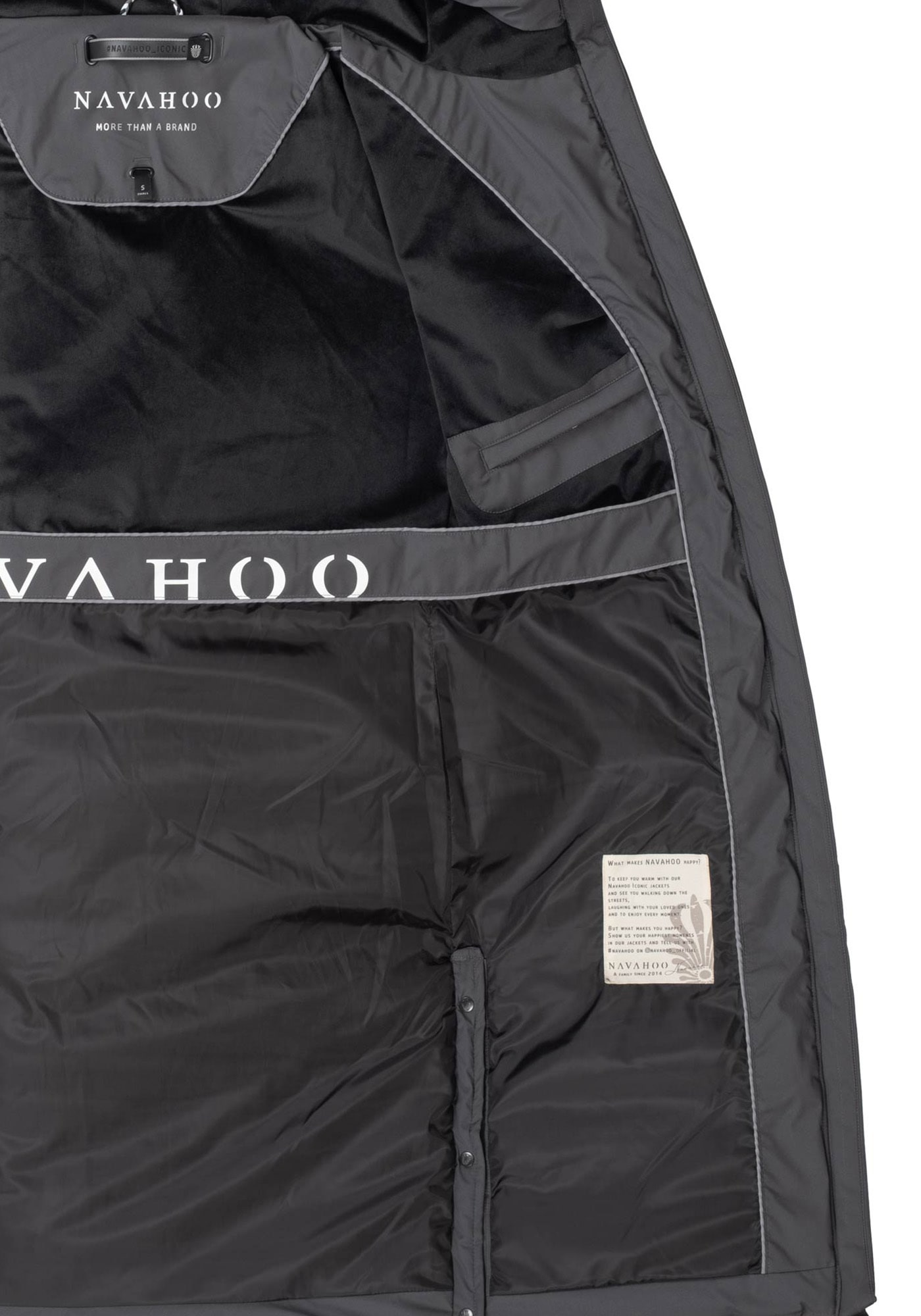 Navahoo Winterjacke »Schmatzibär«, mit weichem Teddyfell innen