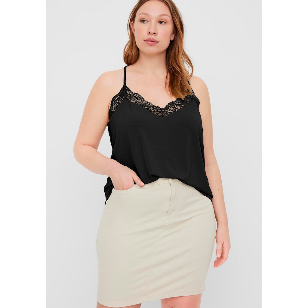 Vero Moda Curve Spitzentop »VMANA S/L LACE TOP GA NOOS CURVE«