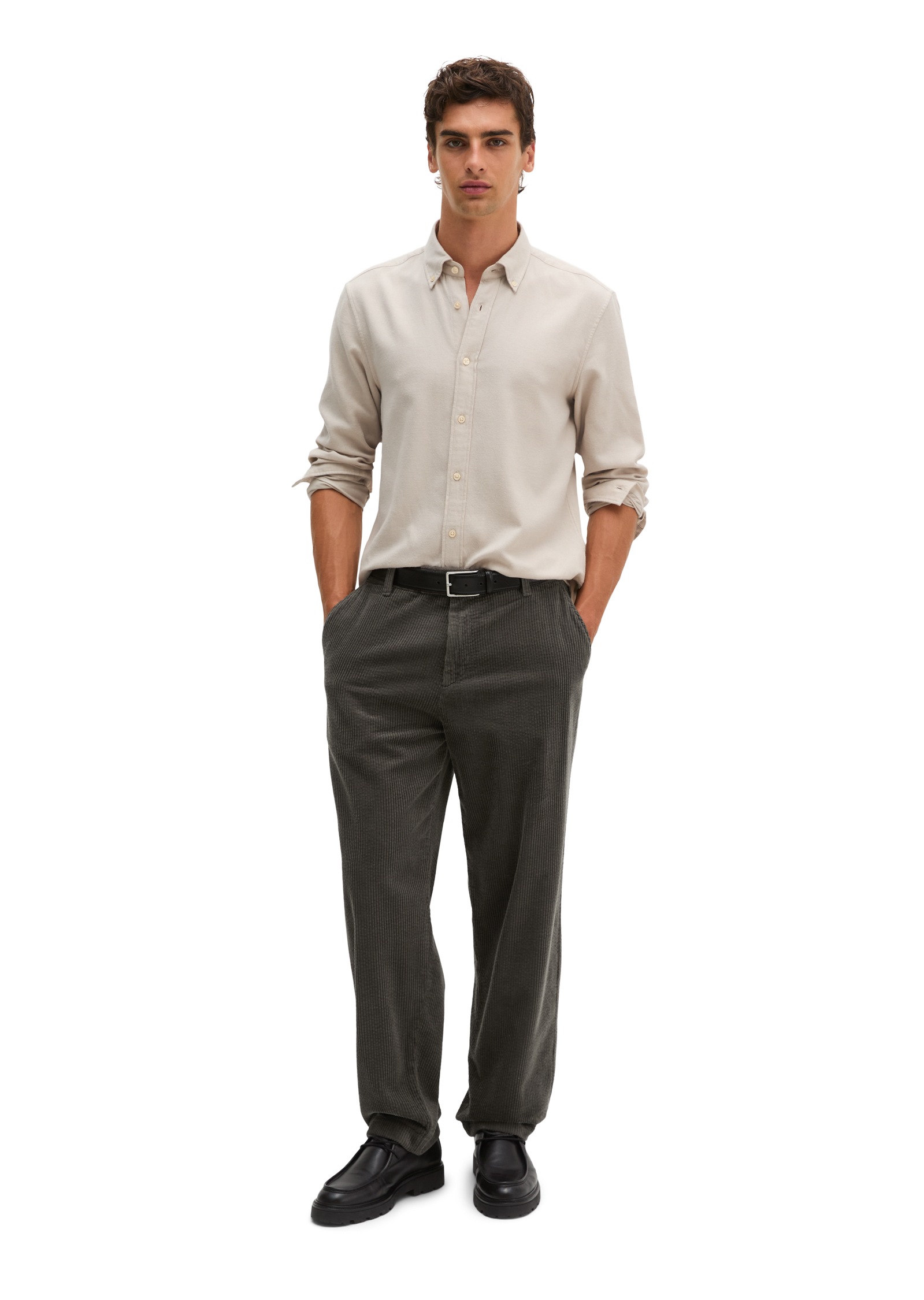 Marc O'Polo Langarmhemd »aus Bio-Baumwolle mit TENCEL™ Lyocell«
