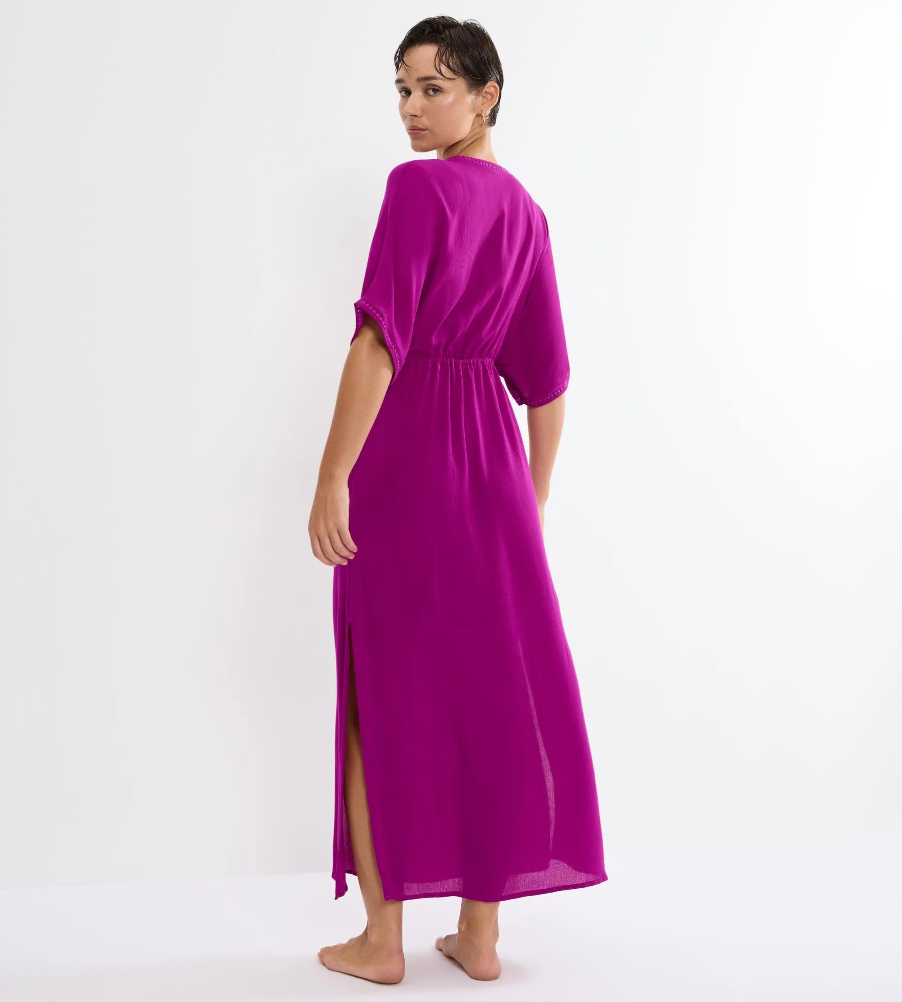 Triumph Strandkleid mit tiefem V-Ausschnitt und halb langem Arm
