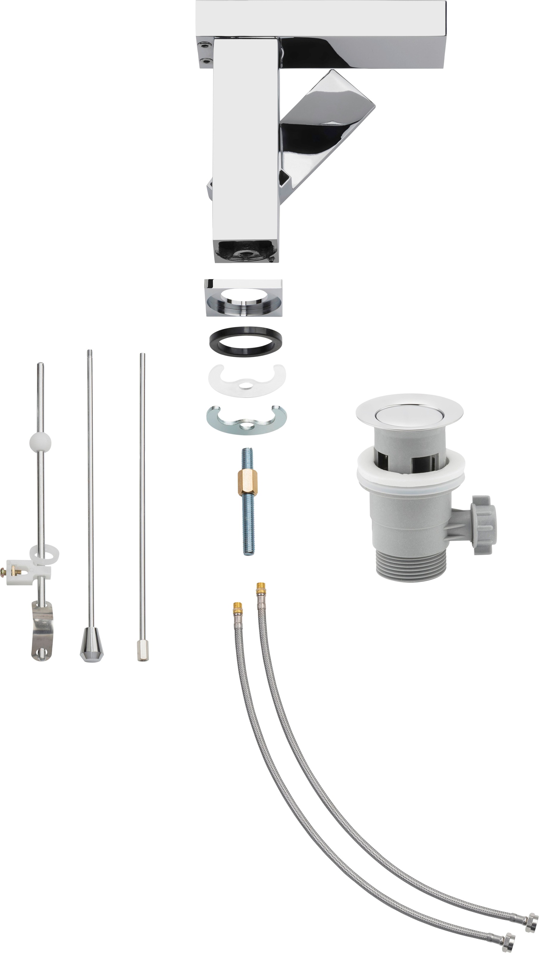 CORNAT Waschtischarmatur "Tardes" HD, Messing, verchromt günstig online kaufen