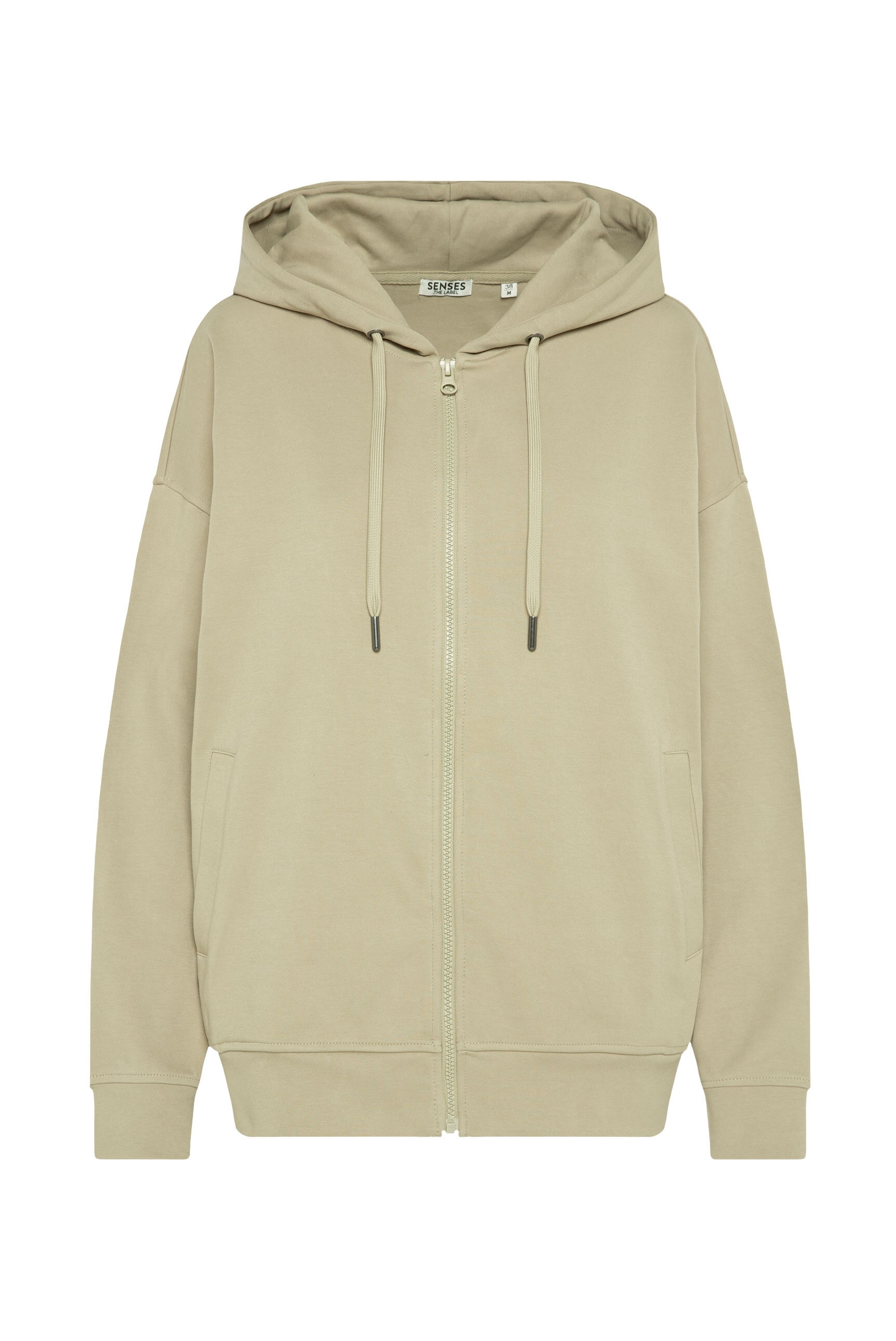 SENSES.THE LABEL Kapuzensweatjacke mit Baumwolle
