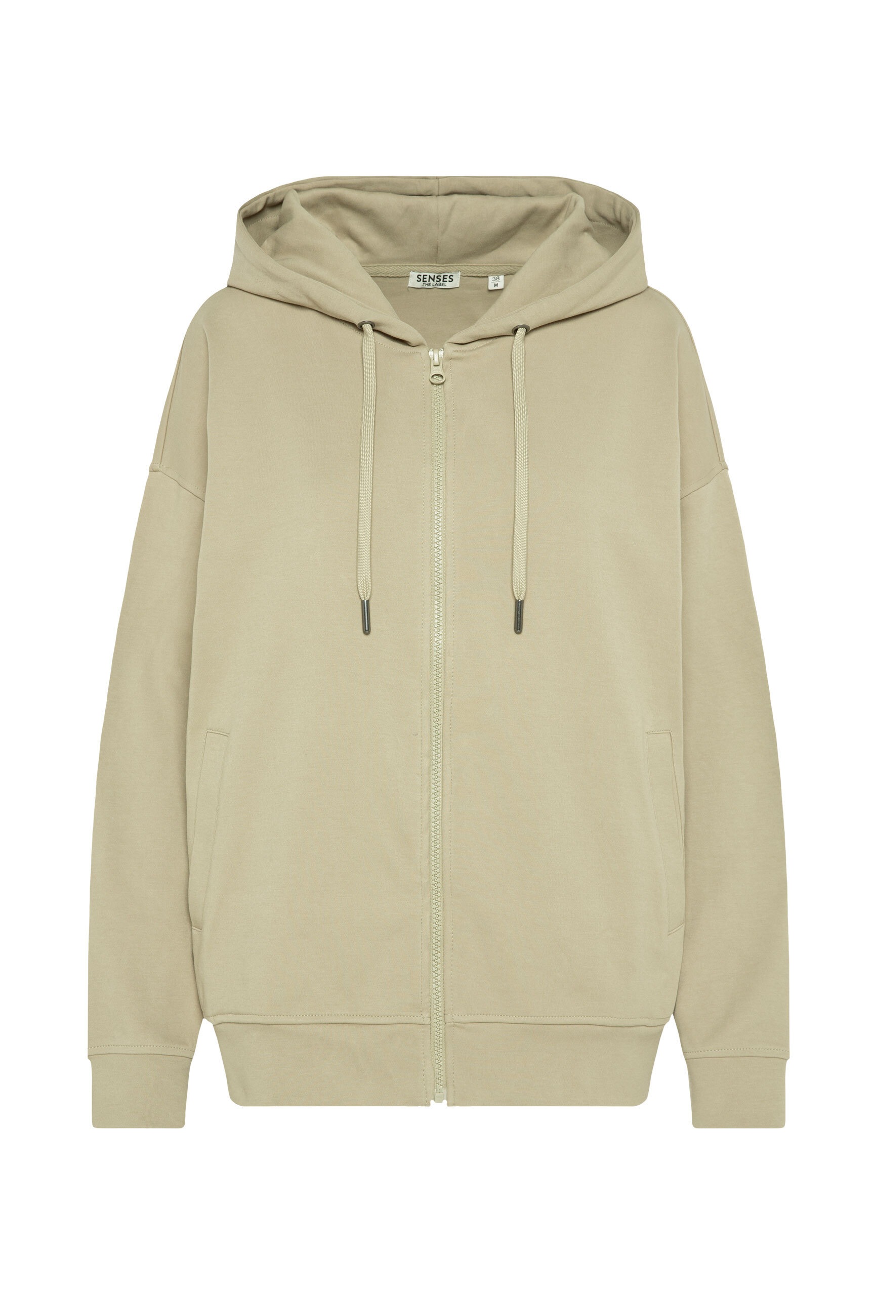 SENSES.THE LABEL Kapuzensweatjacke mit Baumwolle günstig online kaufen